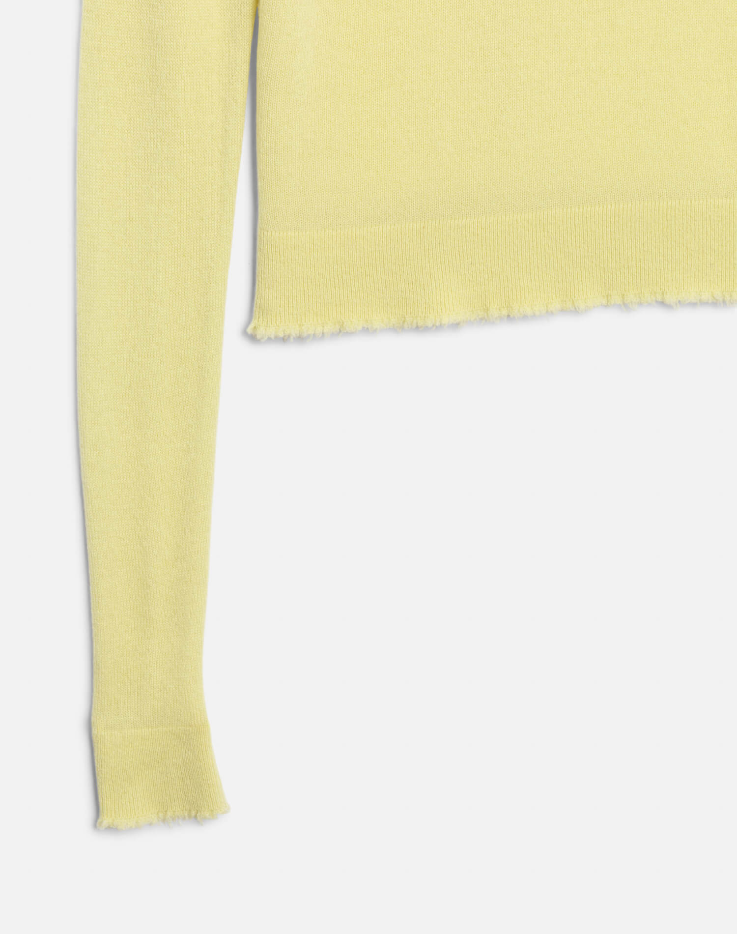 Cashmere Crewneck Pullover - Limeade