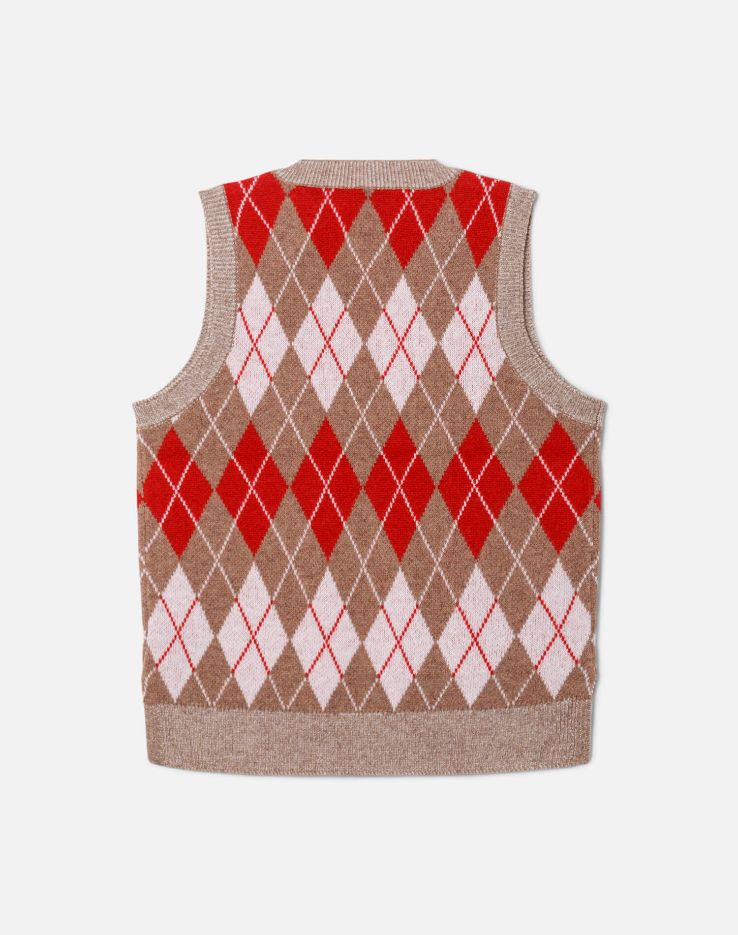 RE/DONE Surplus | Argyle Vest in Red Combo