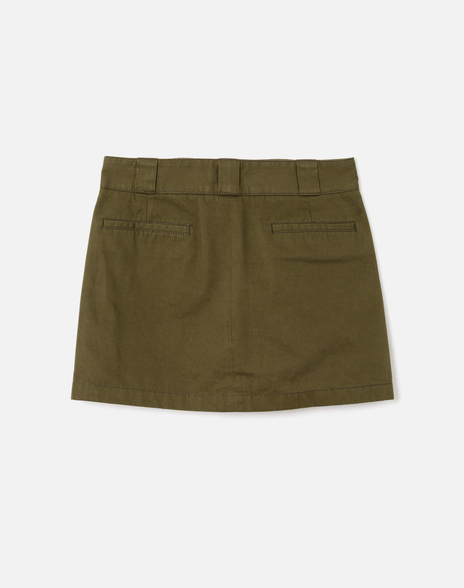 RE/DONE | The Ollie Skirt in Army Green
