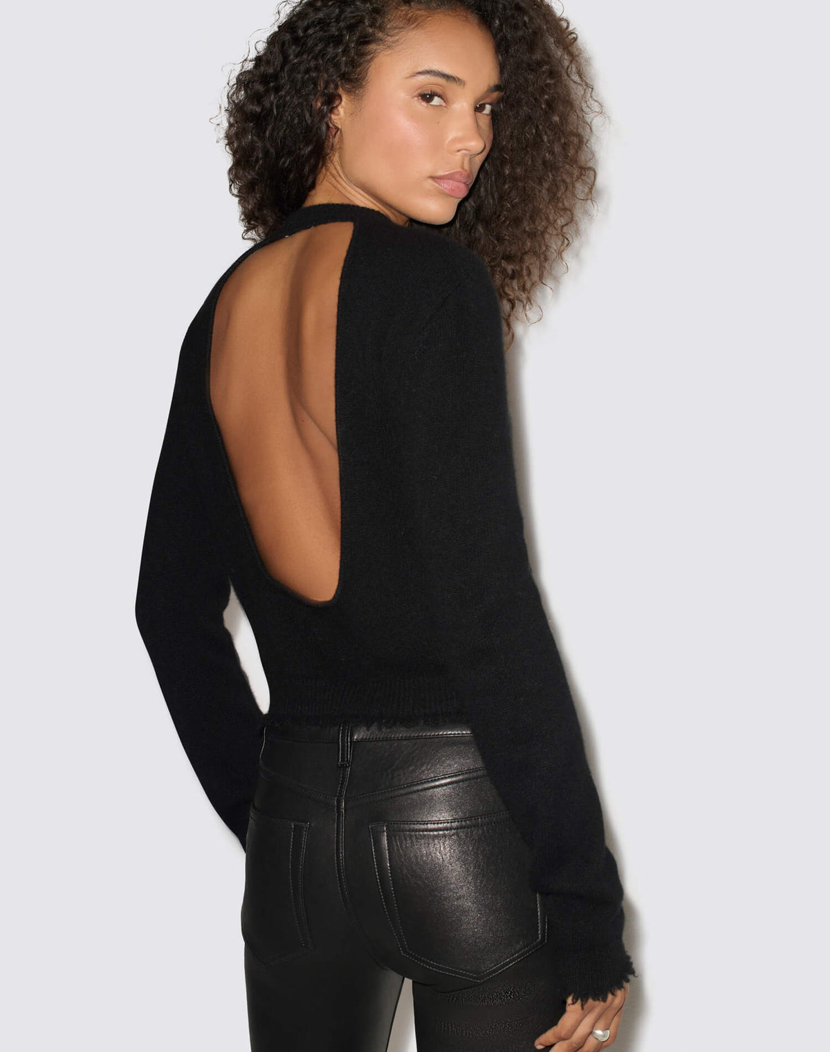 Kiko Backless Pullover - Black