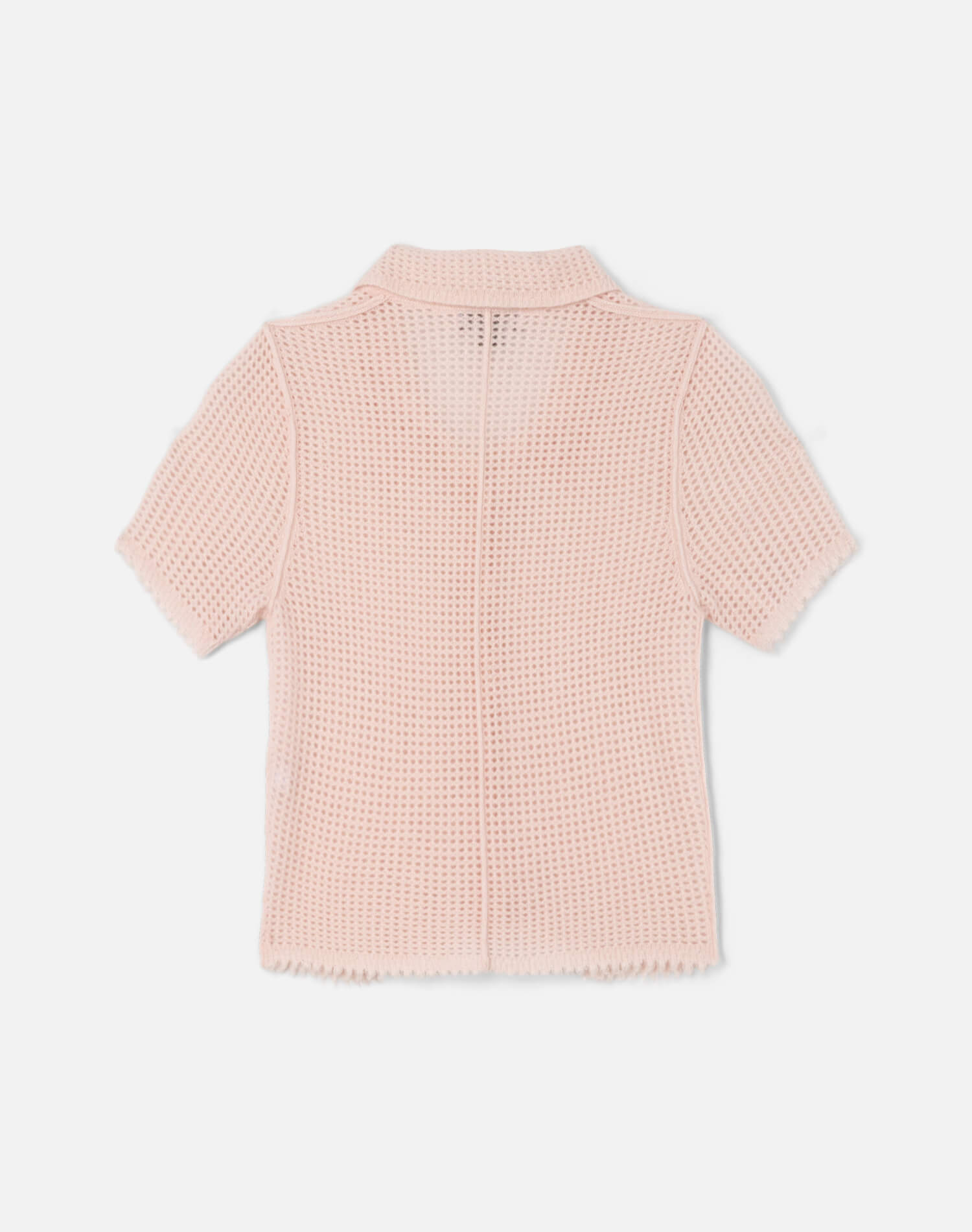Amelia Cashmere Polo - Pink Salt