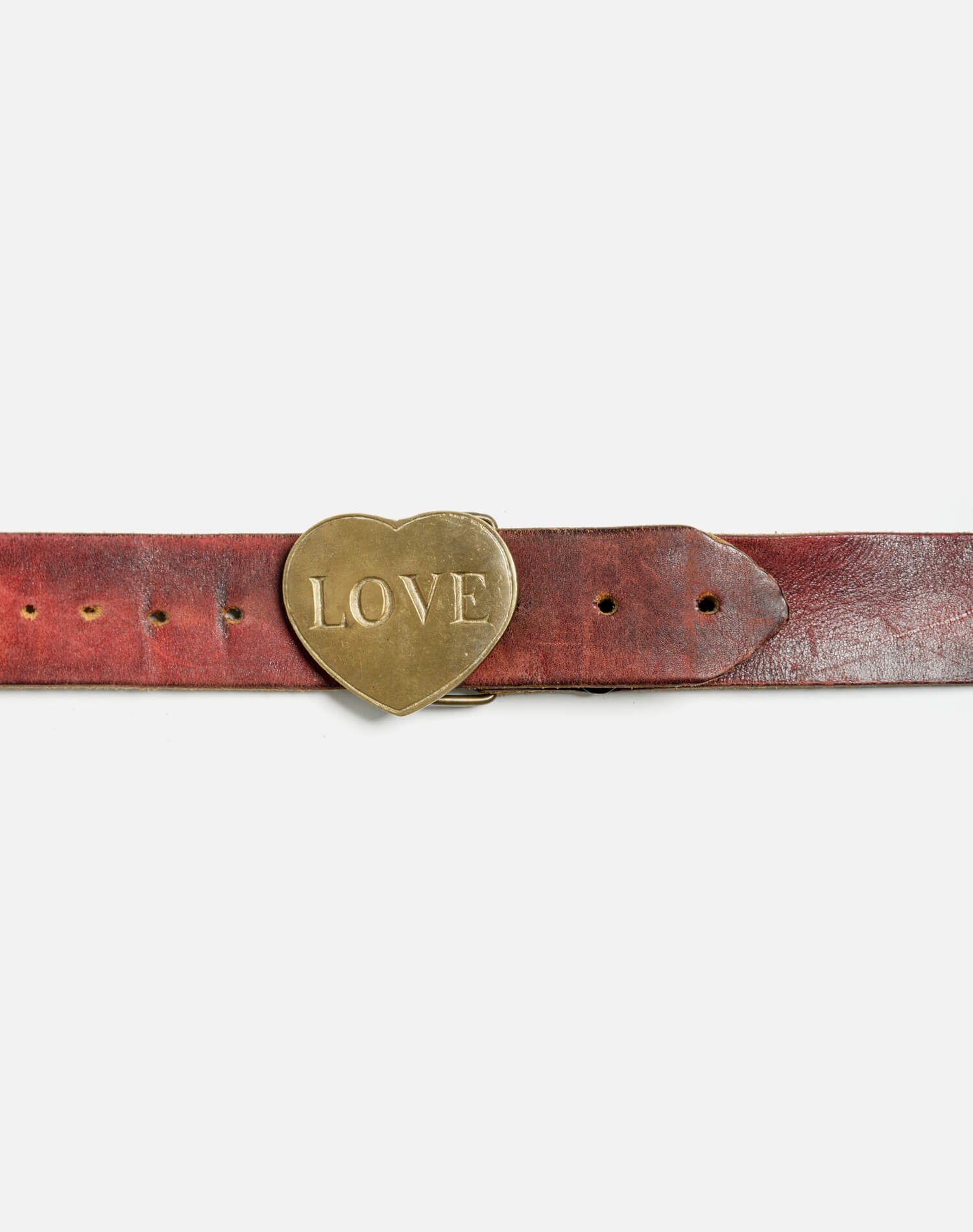 70s Love Buckle on Landscape Belt