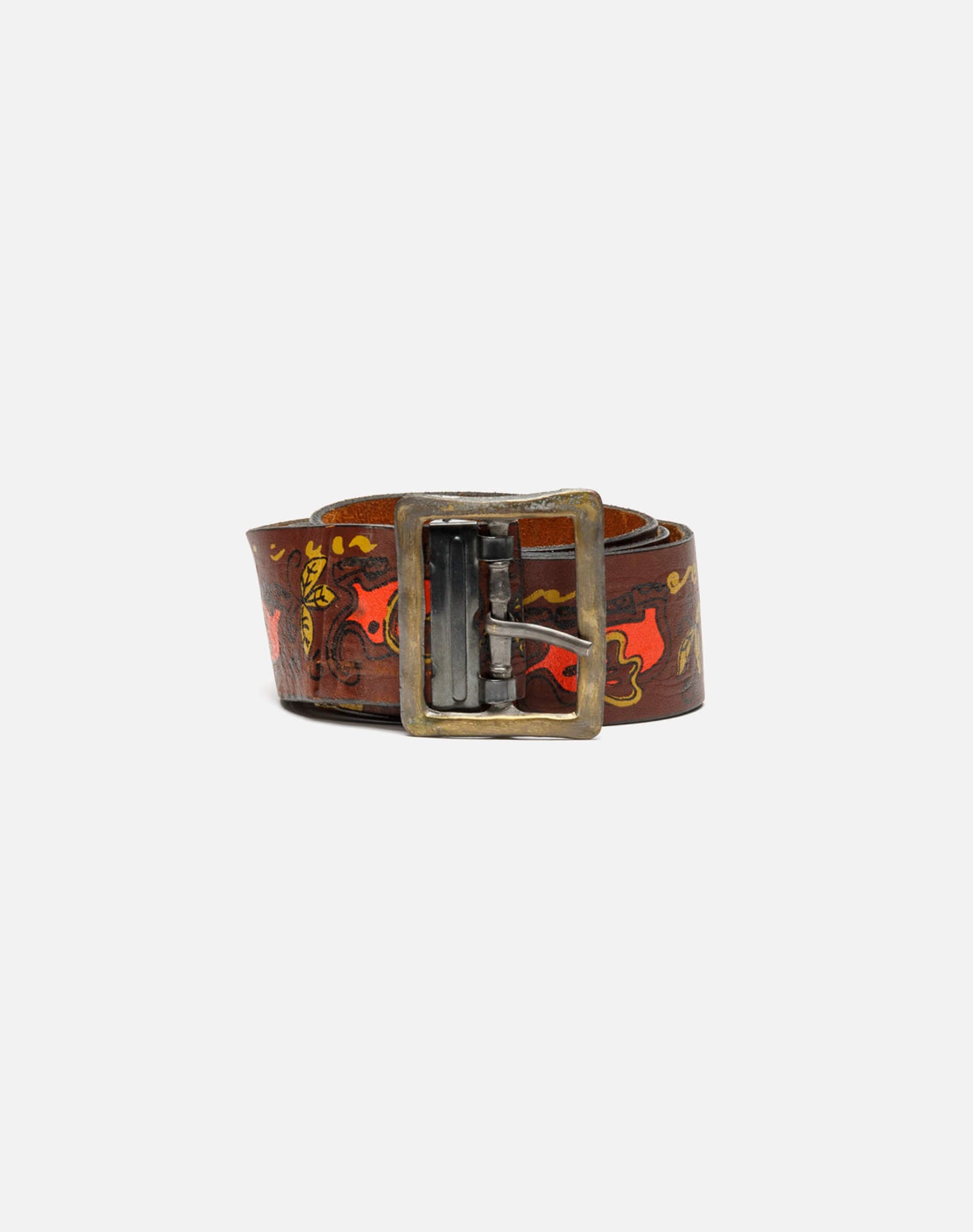 70s Painted Elephant Belt