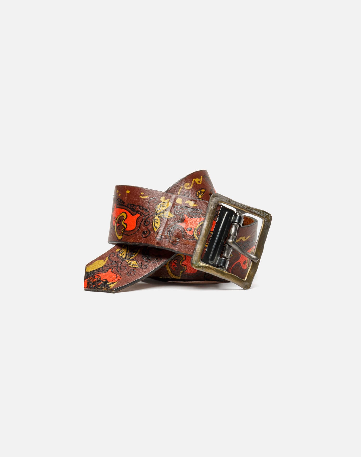 70s Painted Elephant Belt