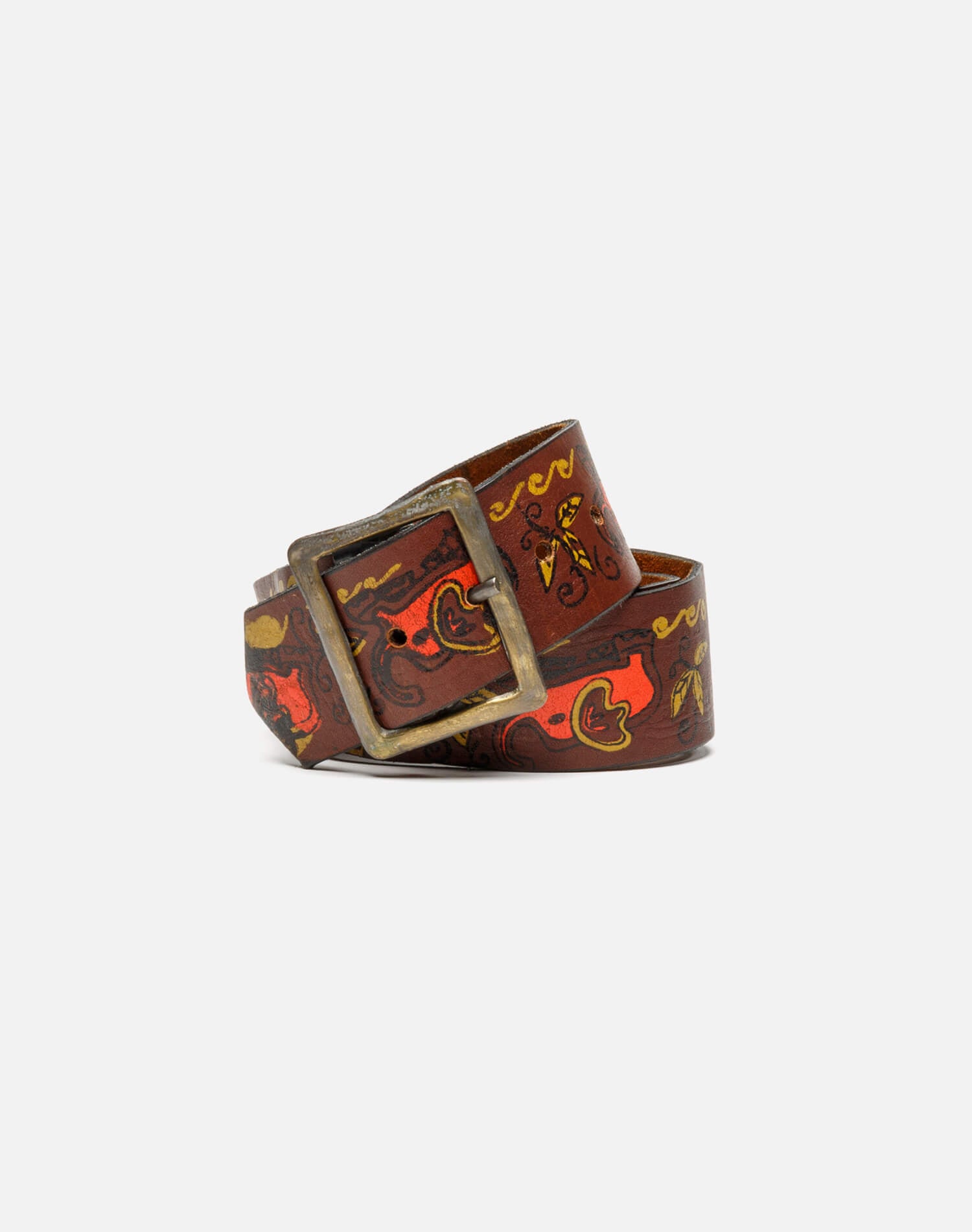 70s Painted Elephant Belt