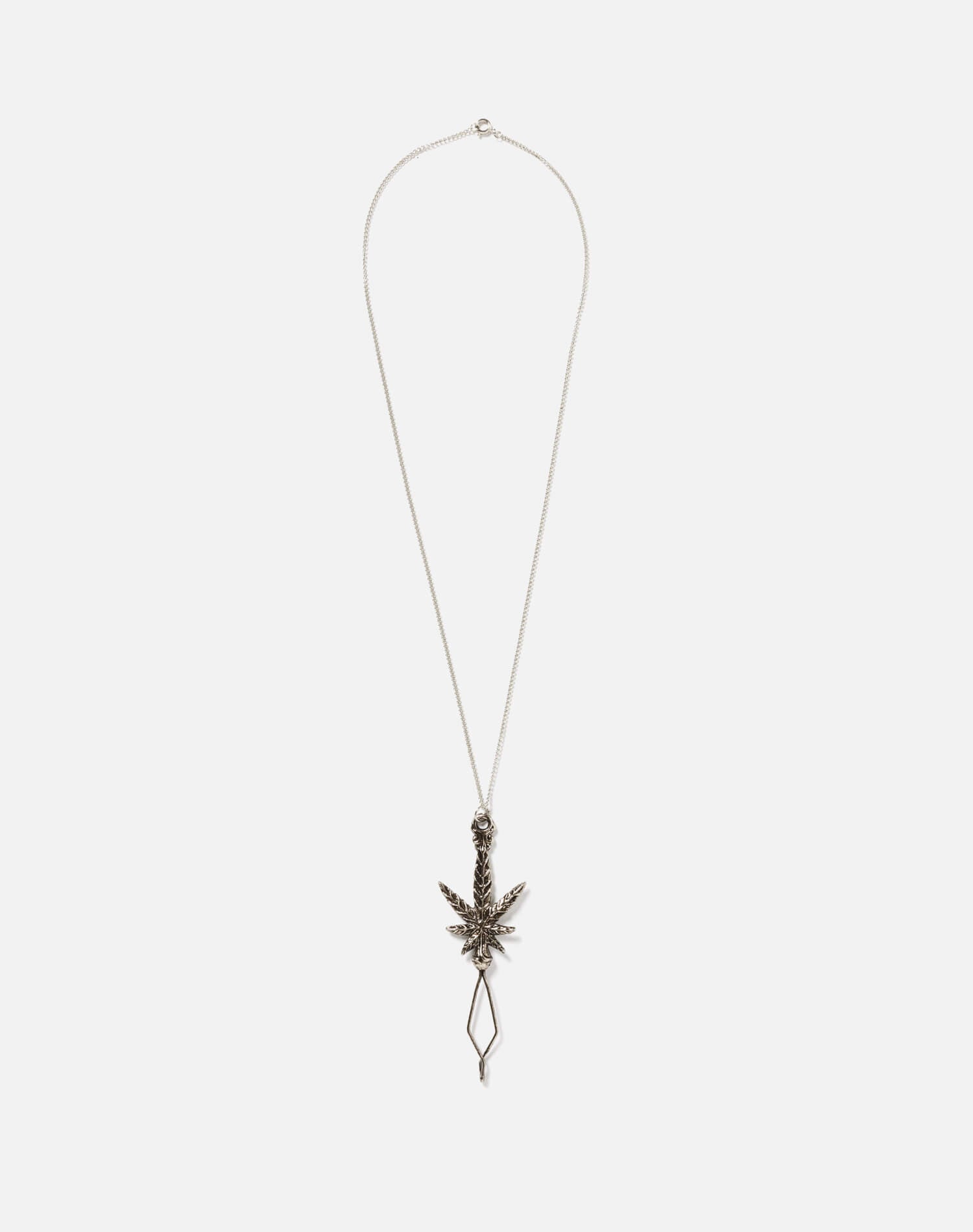 70s Weed Roach Clip On Necklace