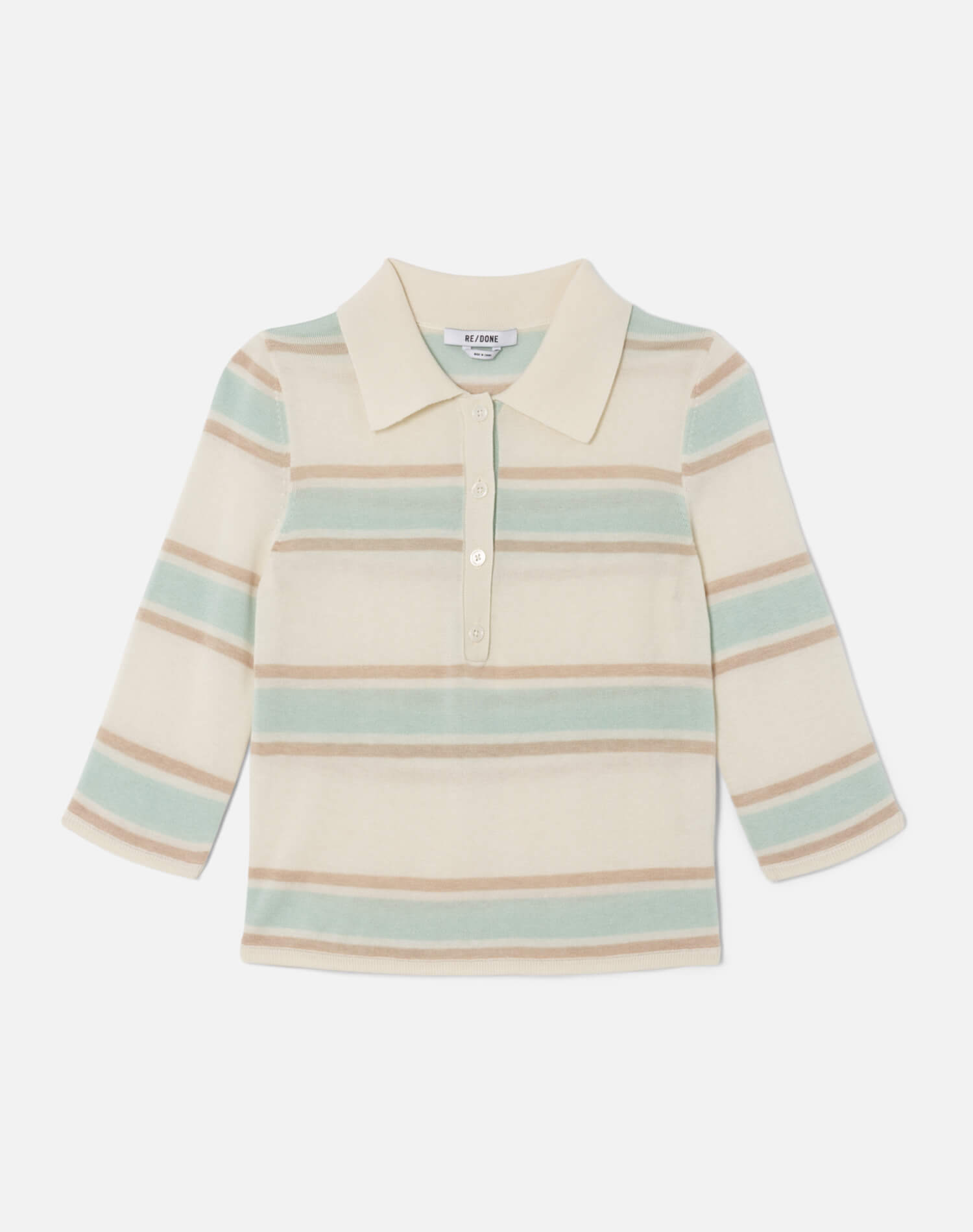 The Range Polo - Light Mint Combo