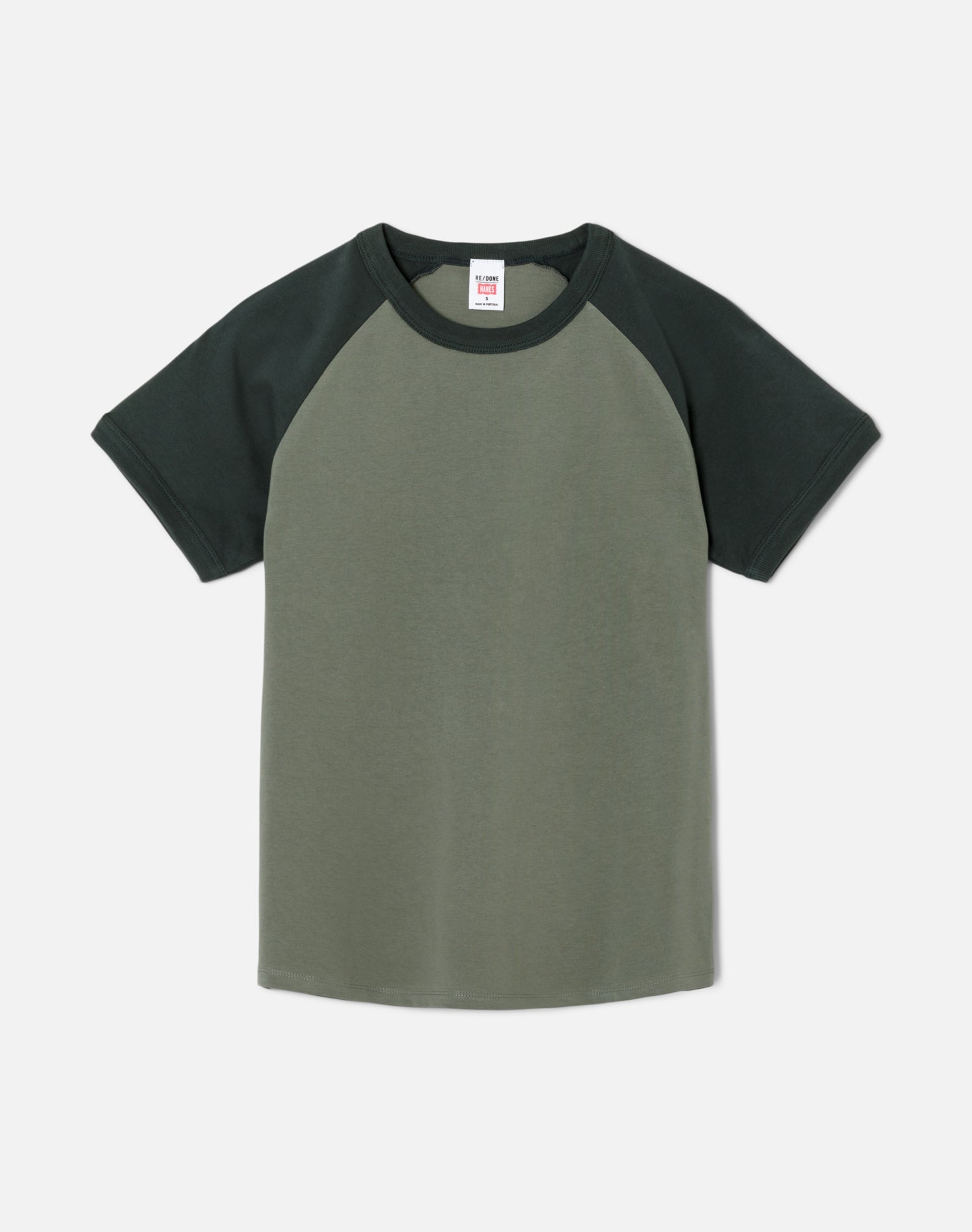 Hanes Raglan Baseball Tee - Juniper Mix