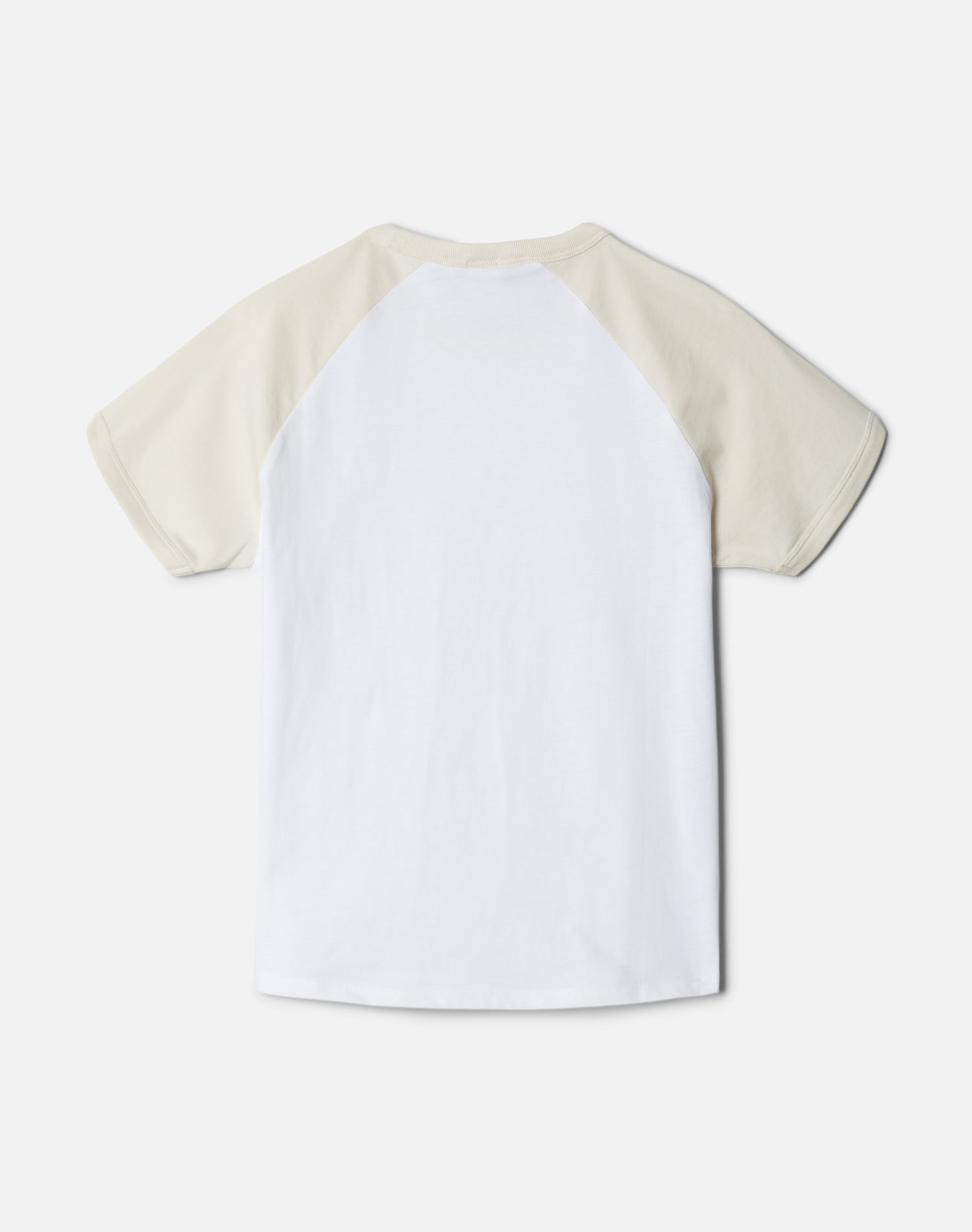 Hanes Raglan Baseball Tee - White Mix