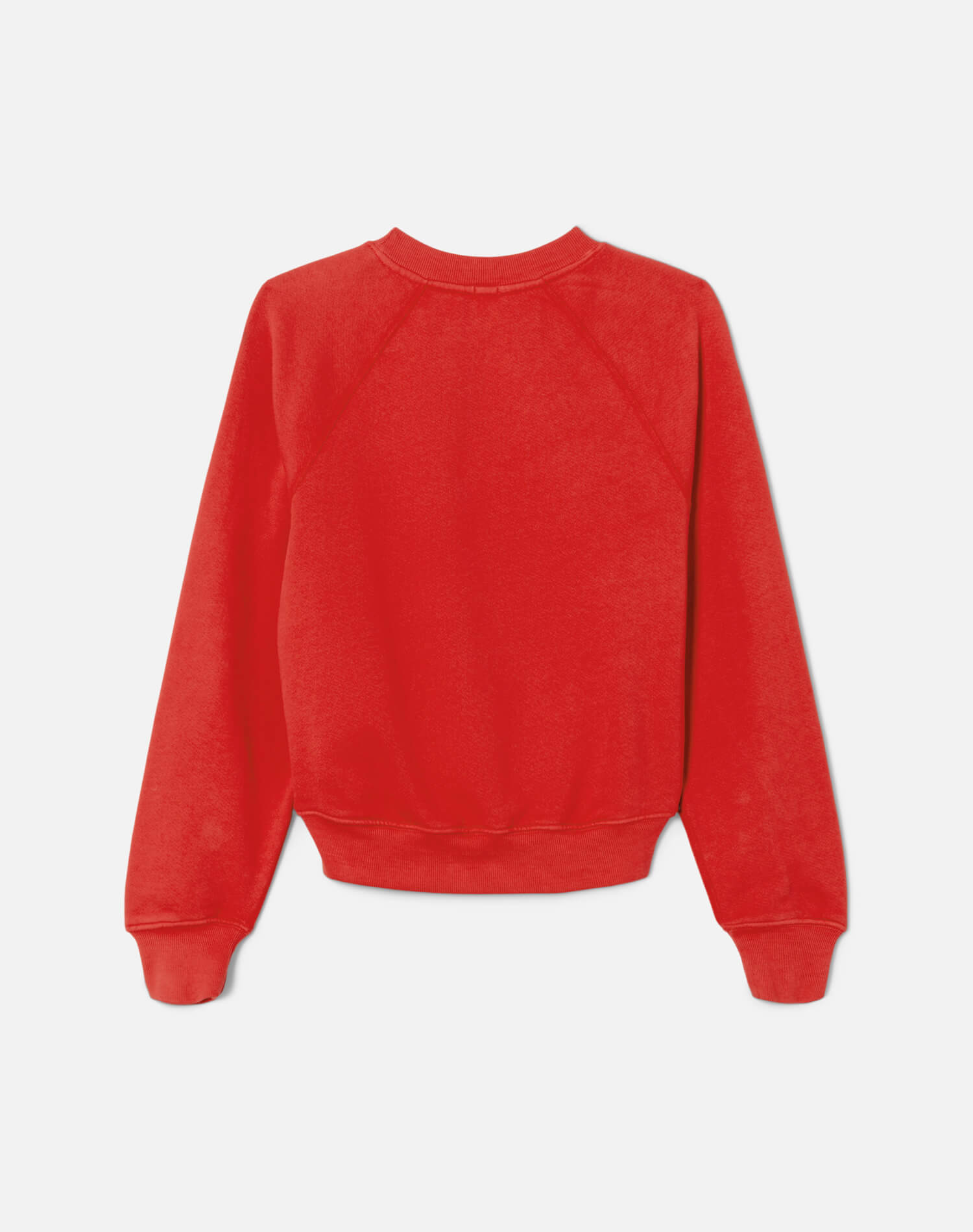 Classic Crewneck Love And Peace - Heritage Red