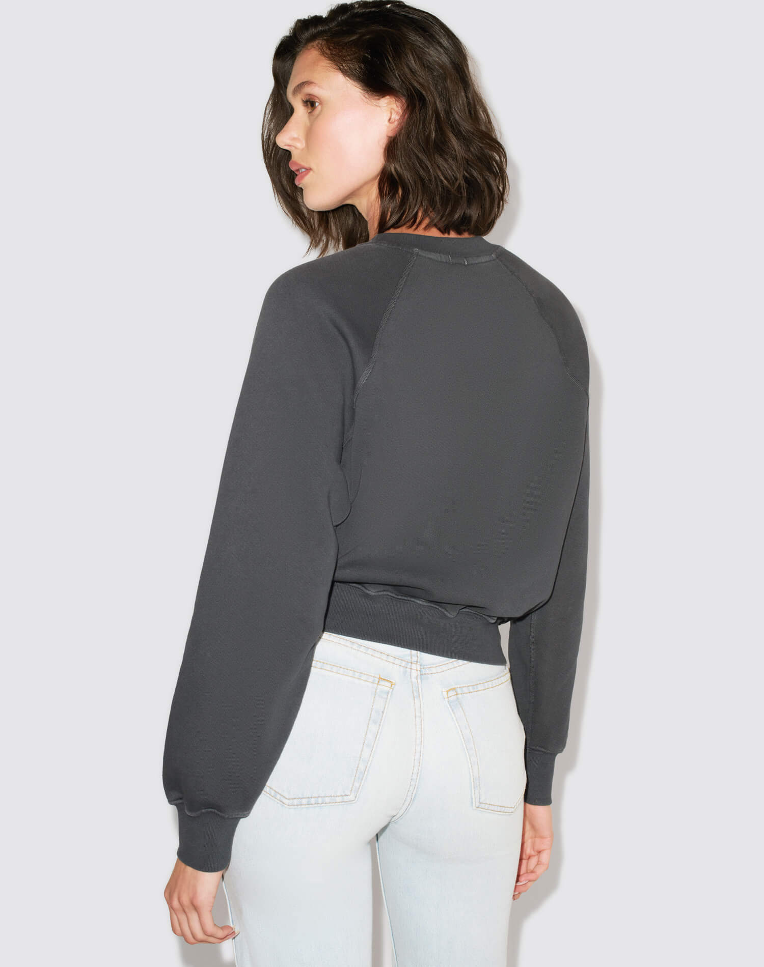 Classic Crewneck Snoop Fri - Washed Black