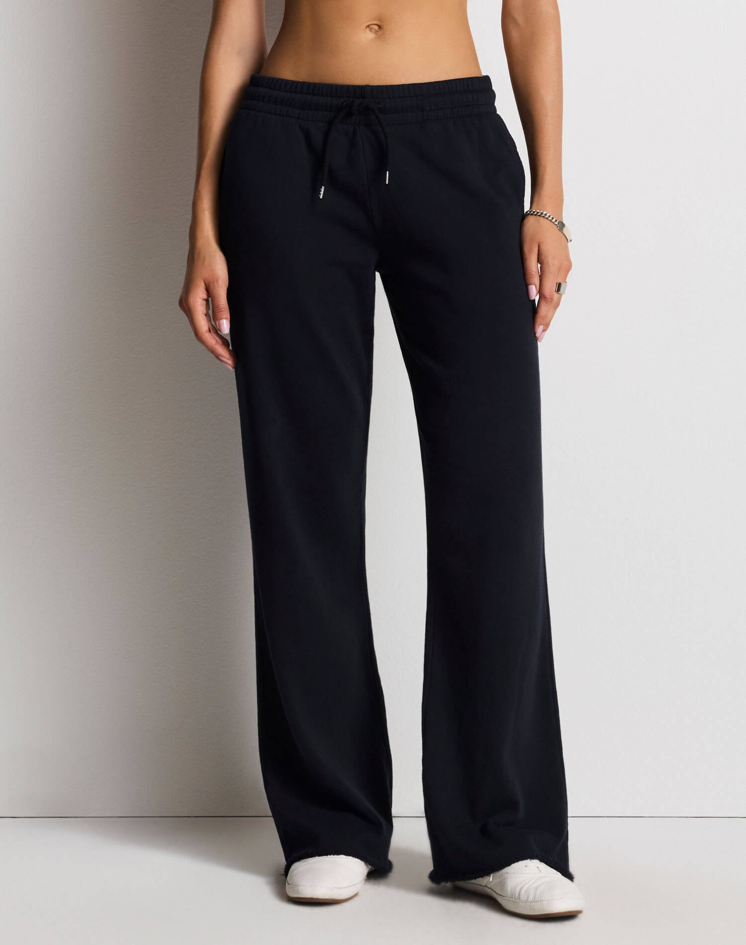 Hanes Flare Sweatpant - Washed Black