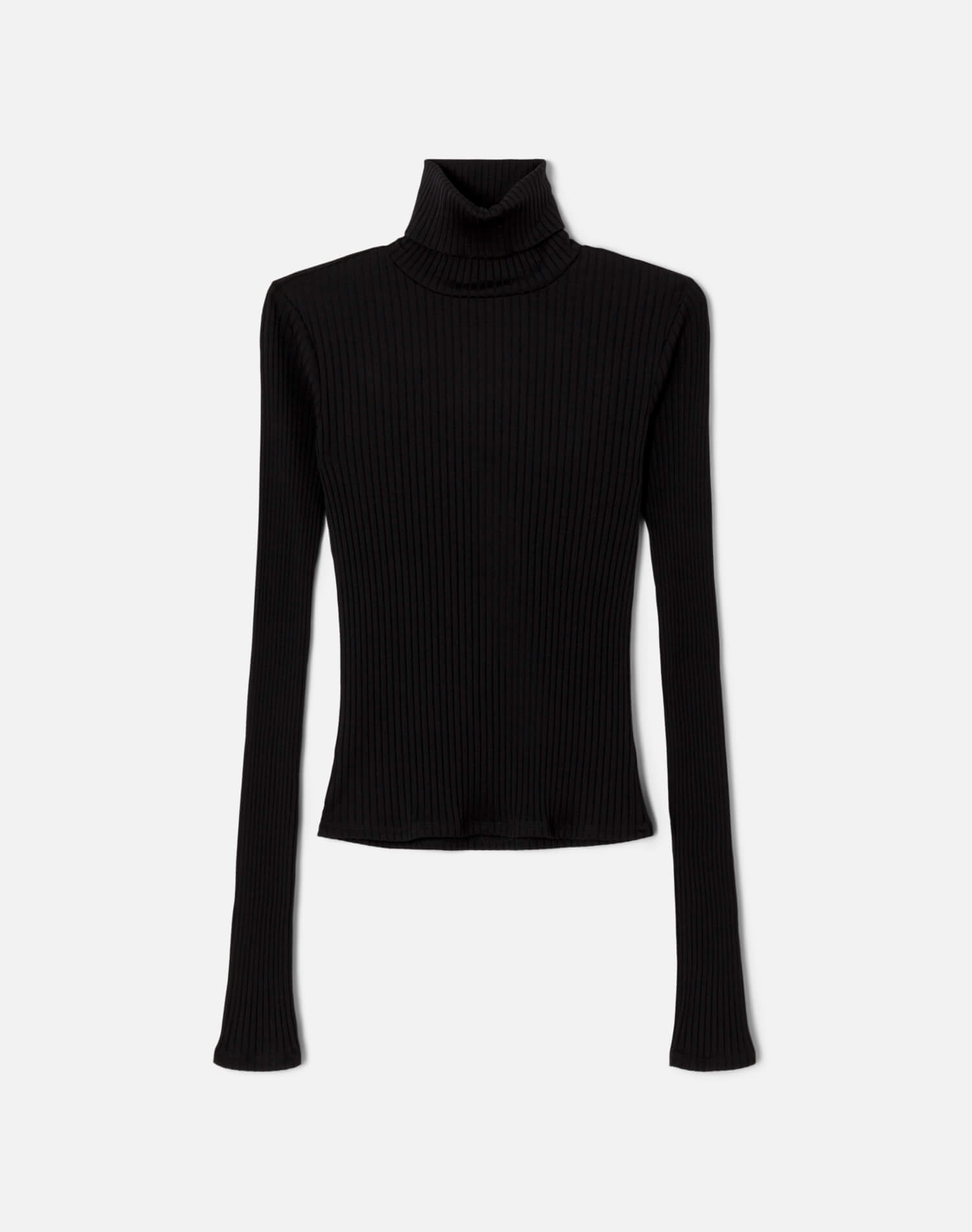 Hanes Ribbed Turtleneck - Black