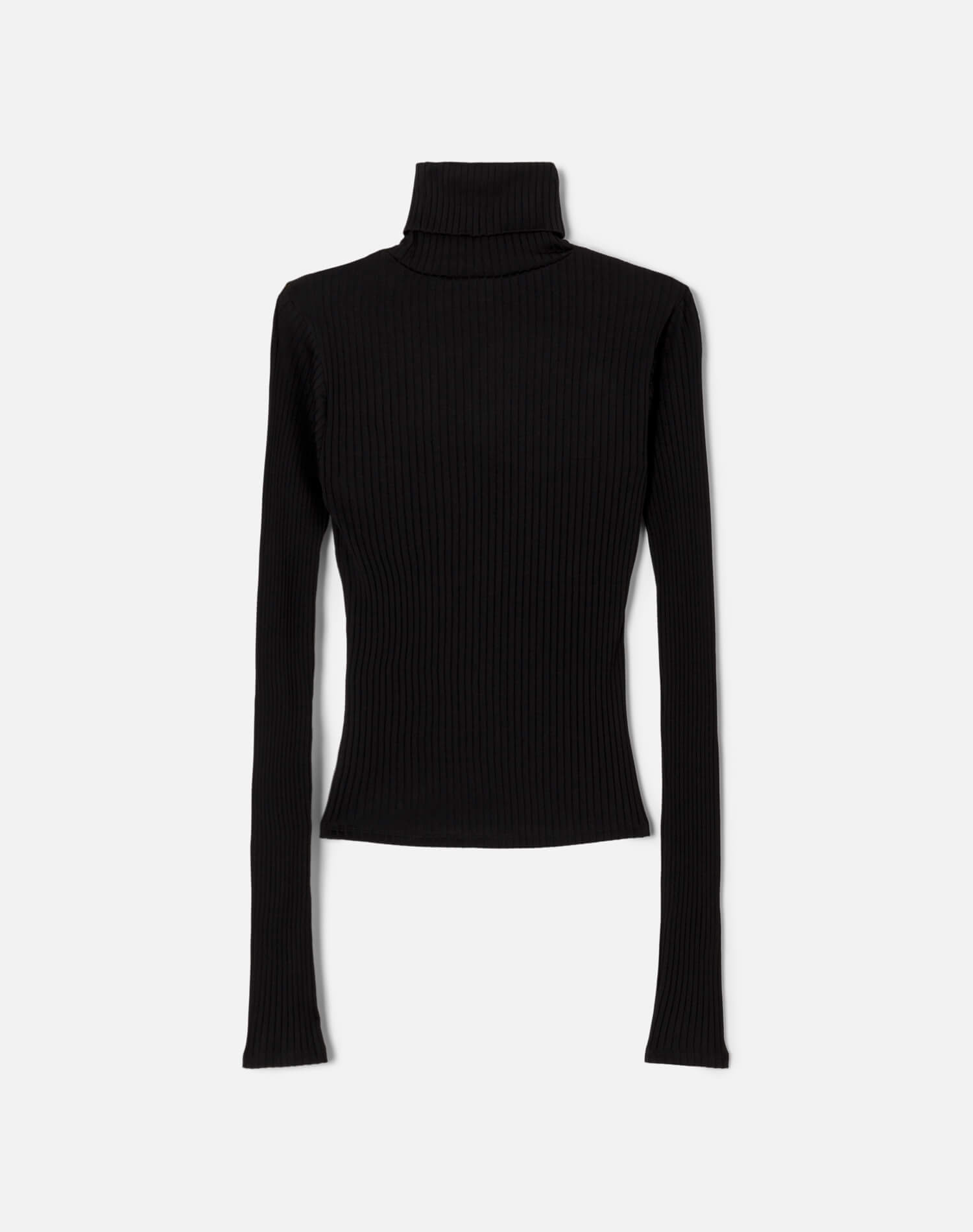 Hanes Ribbed Turtleneck - Black