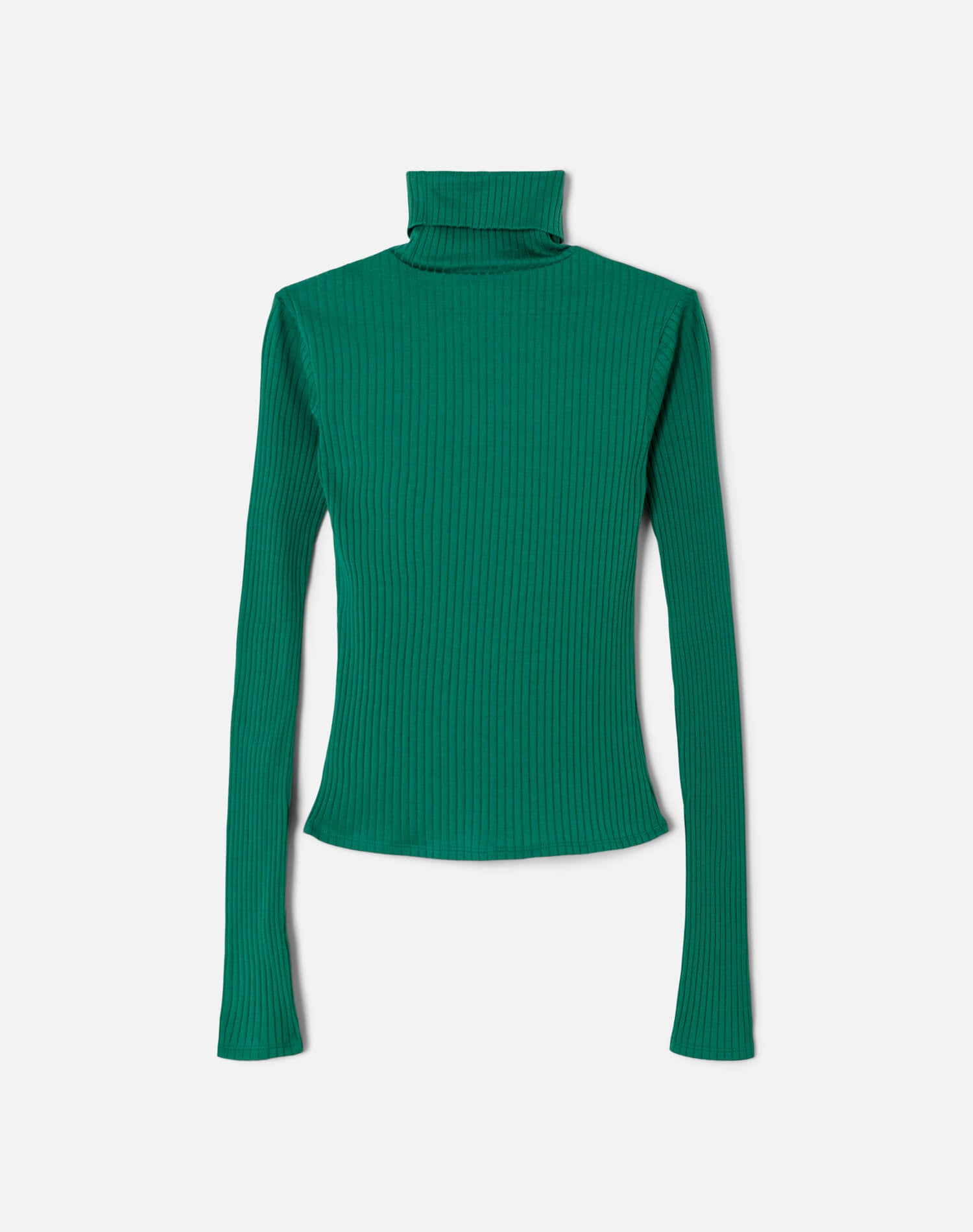 Hanes Ribbed Turtleneck - Grass Green