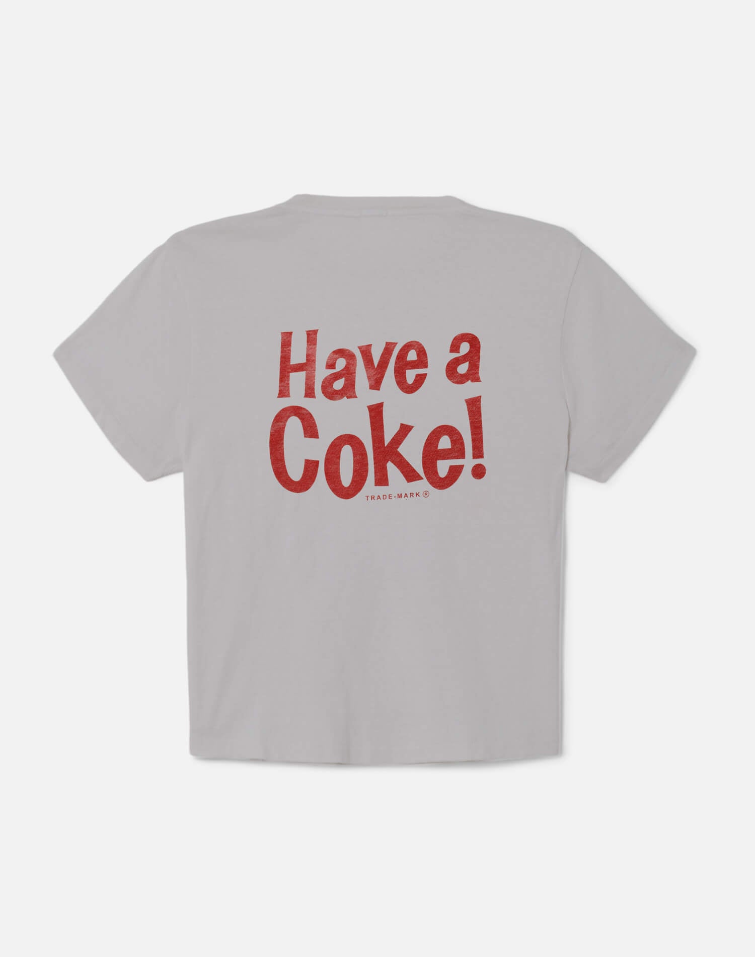 1950s Boxy Tee Coke For Fun - Heather Grey