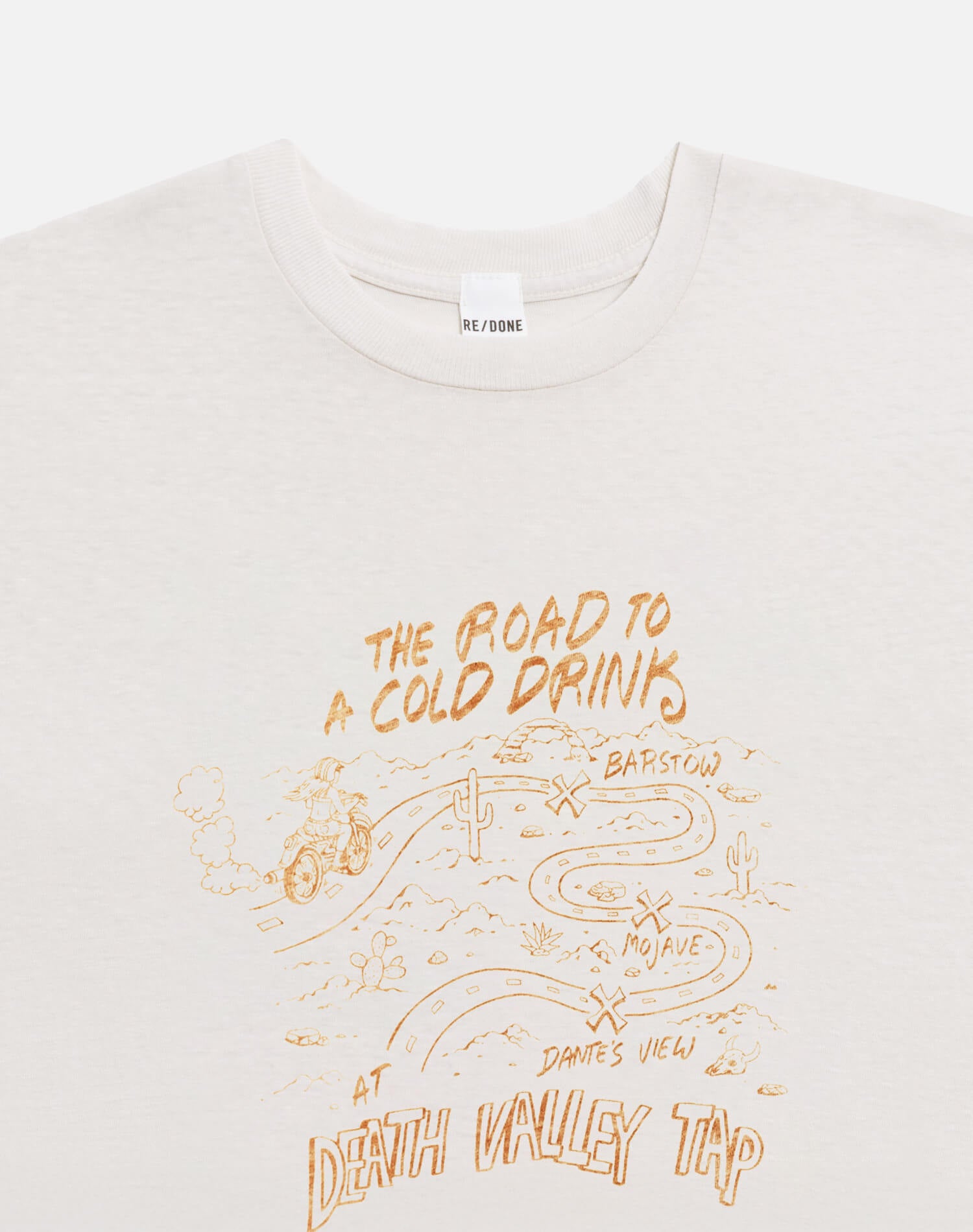 Classic "Death Valley Tap" Tee - Vintage White