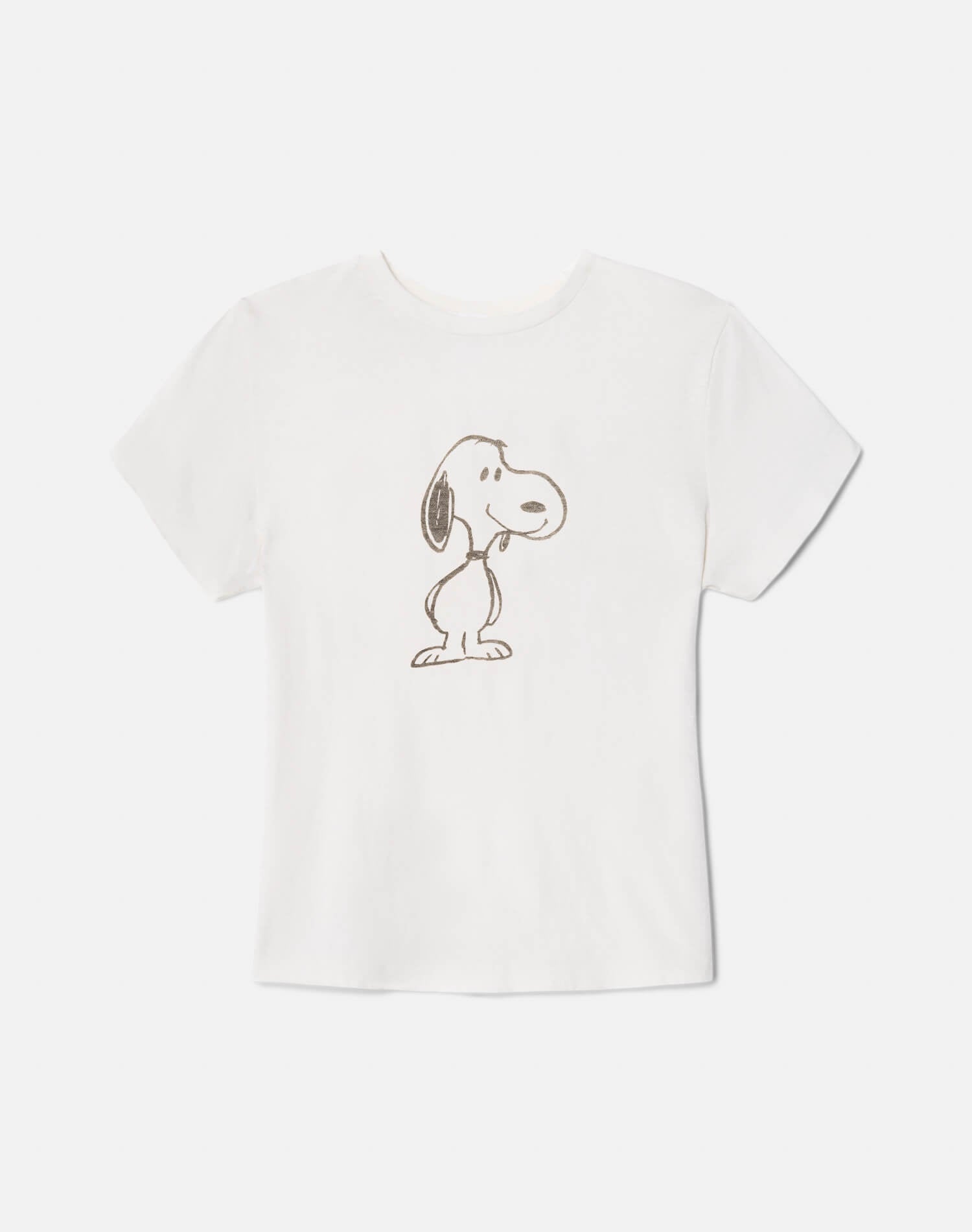 Tiny "Snoopy Smile" Tee - Vintage White