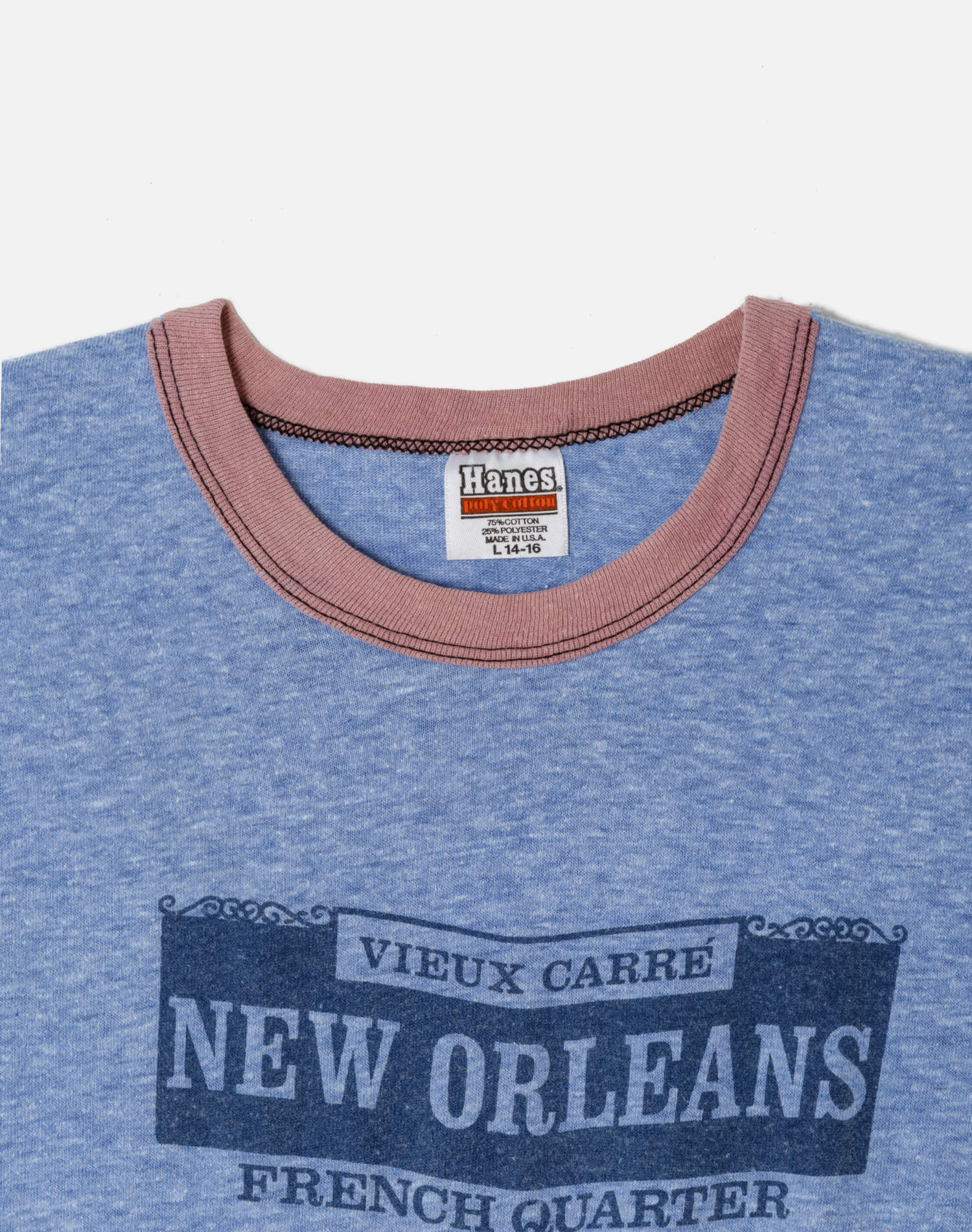 80s Hanes New Orleans Ringer Tee