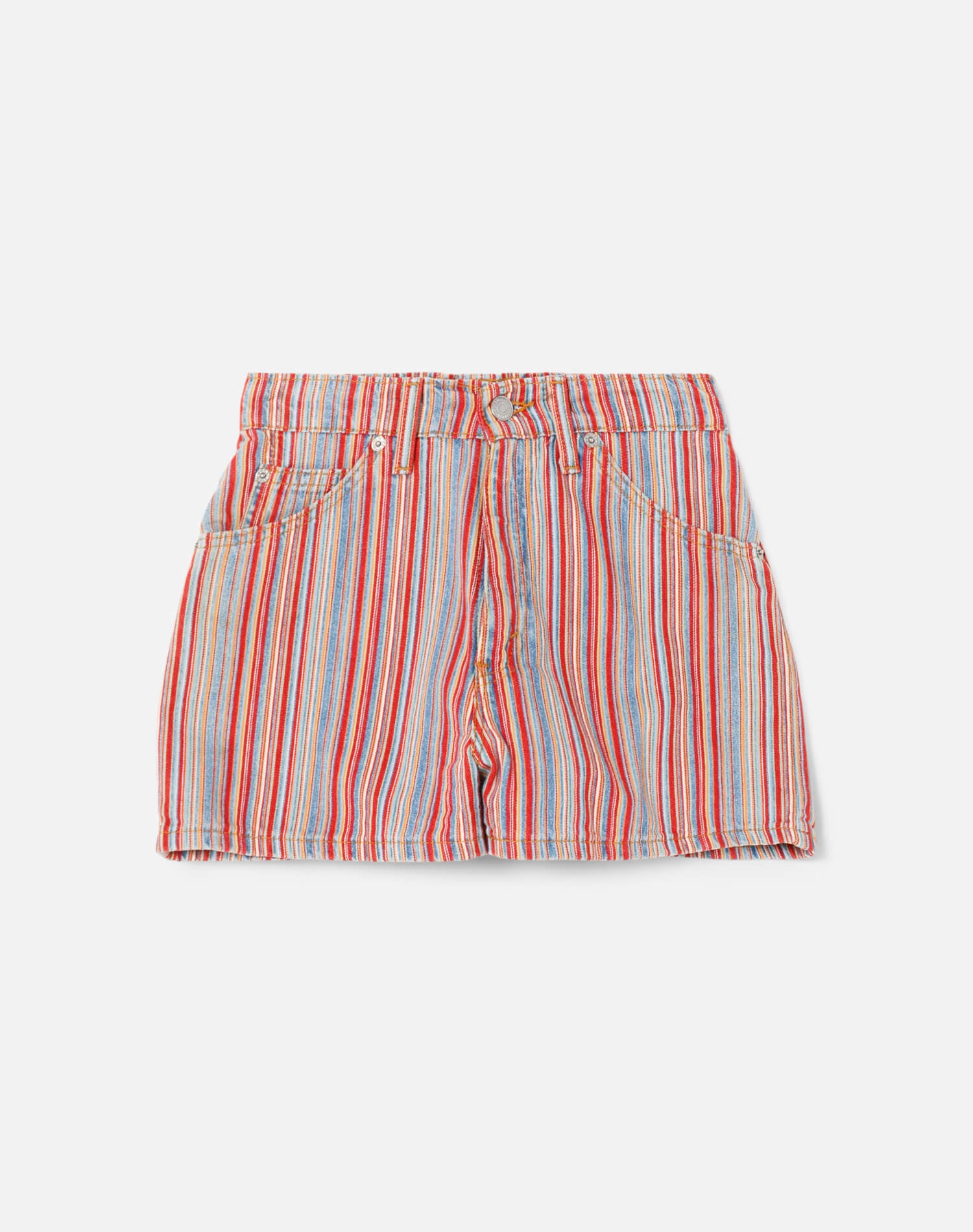 80s Levi's Orange Tab Striped Shorts