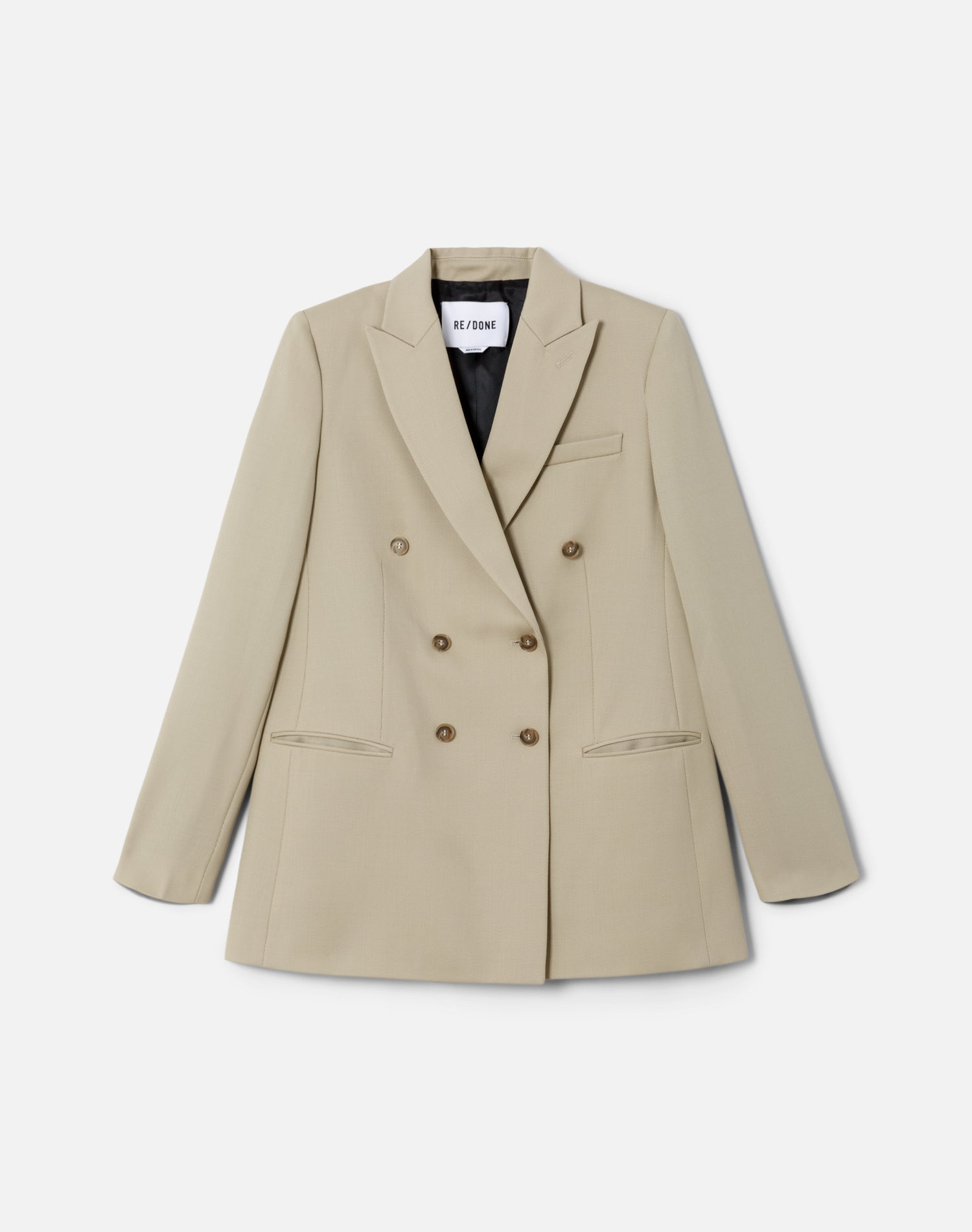 Double Breasted Blazer - Khaki (825)