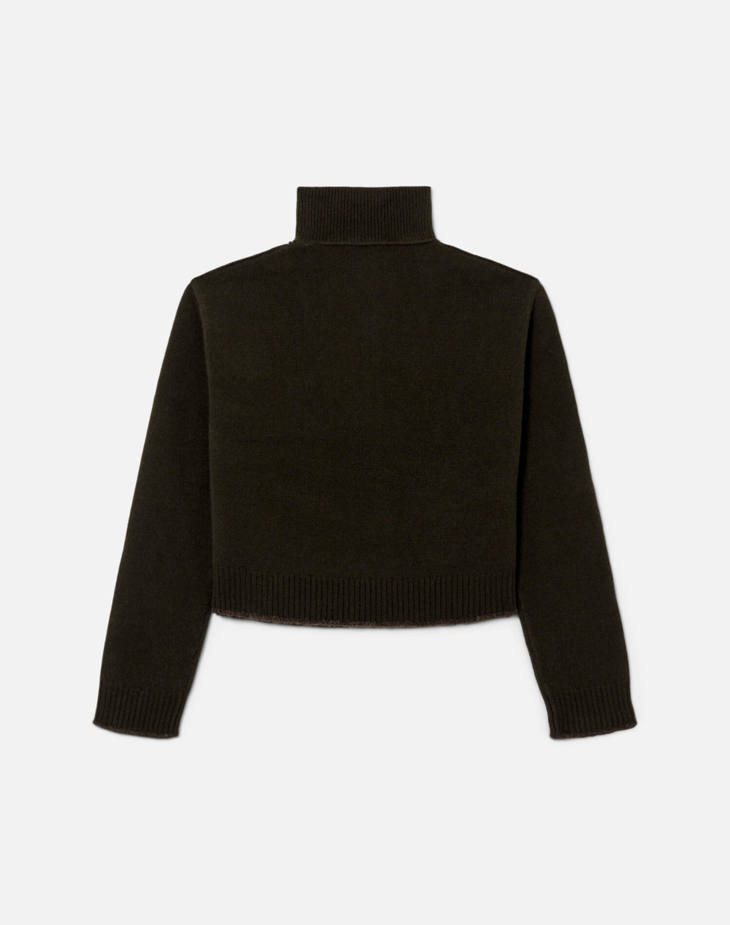 RE/DONE | Zip Neck Pullover in Olive Branch