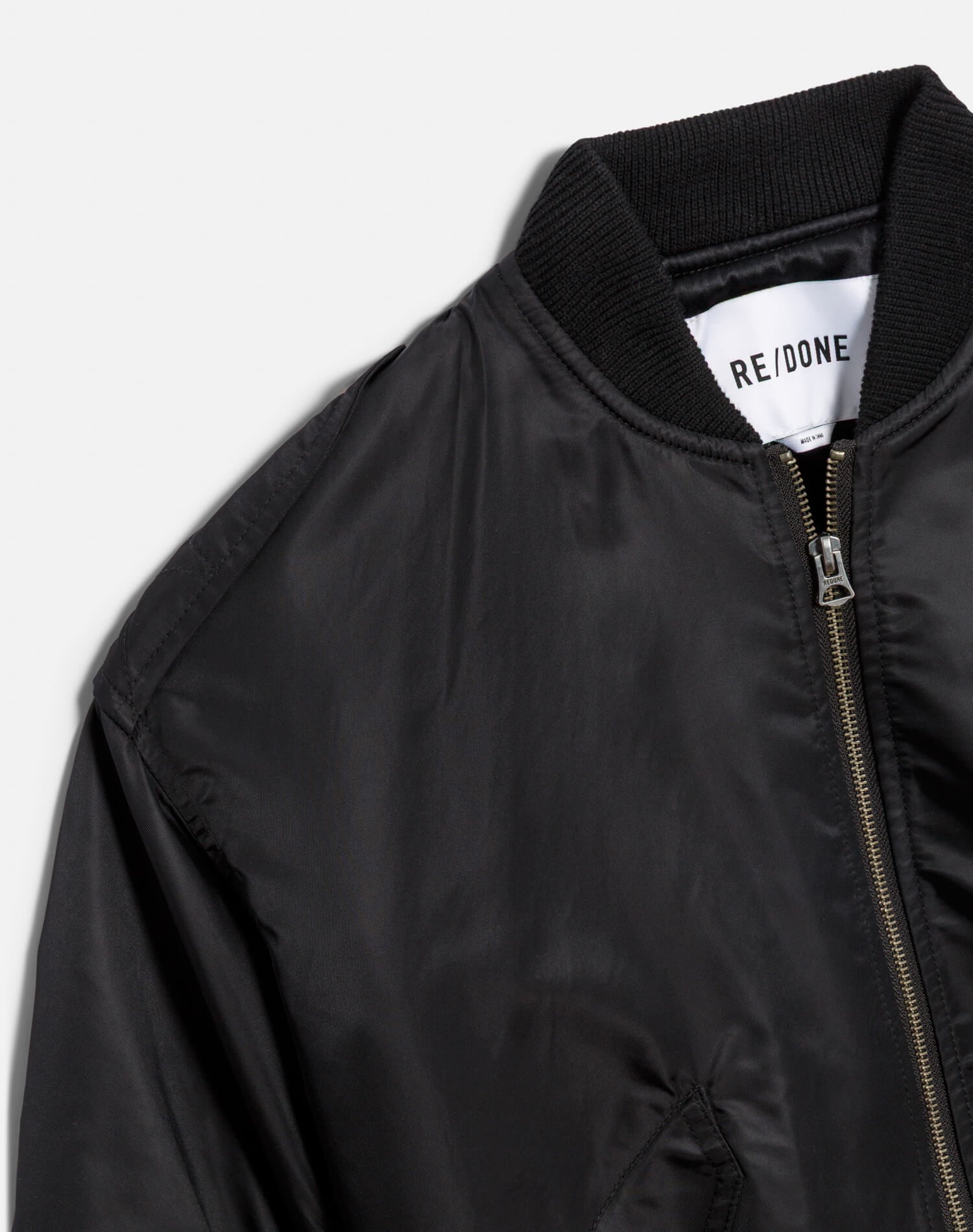 Classic Bomber Jacket - Black