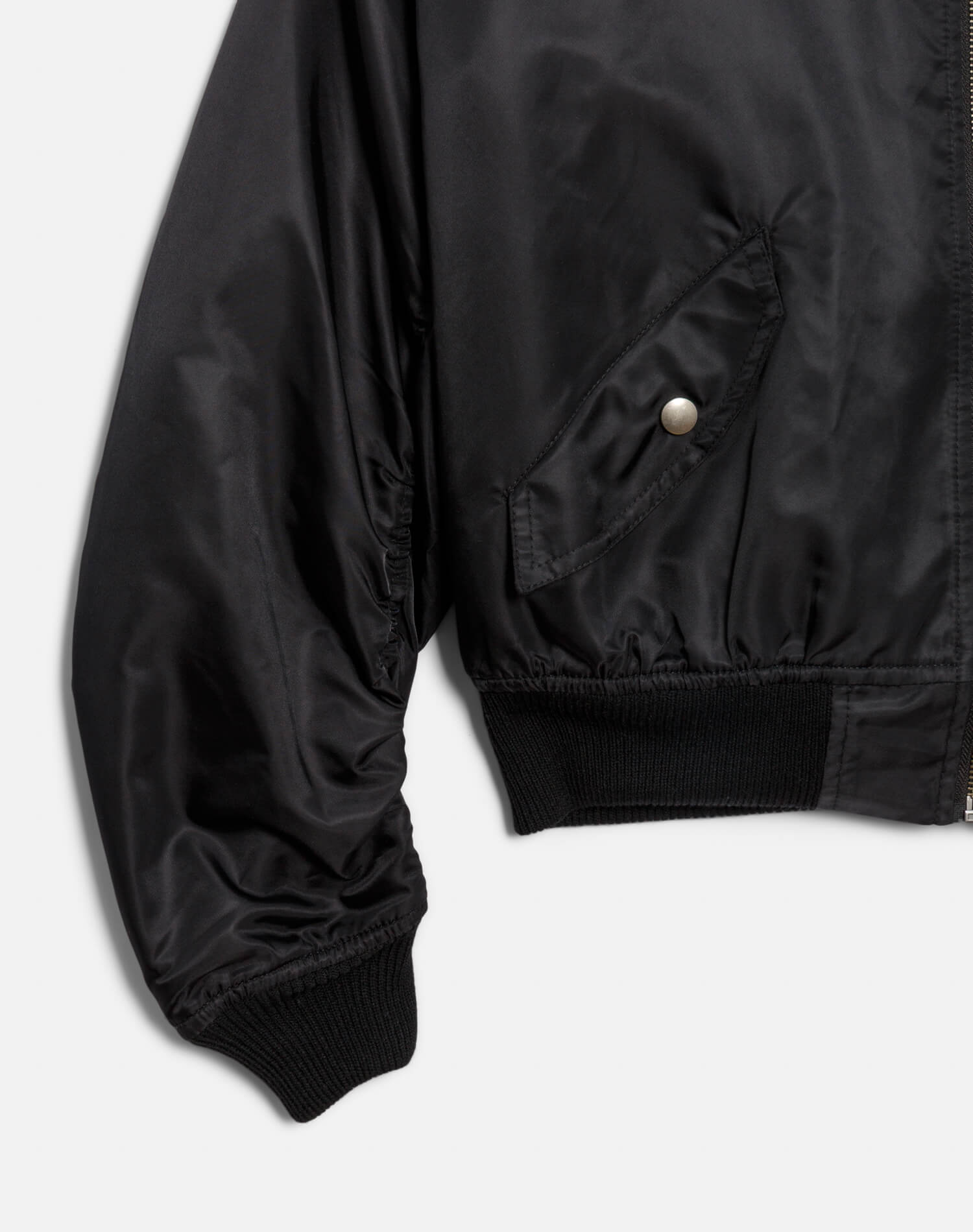 Classic Bomber Jacket - Black