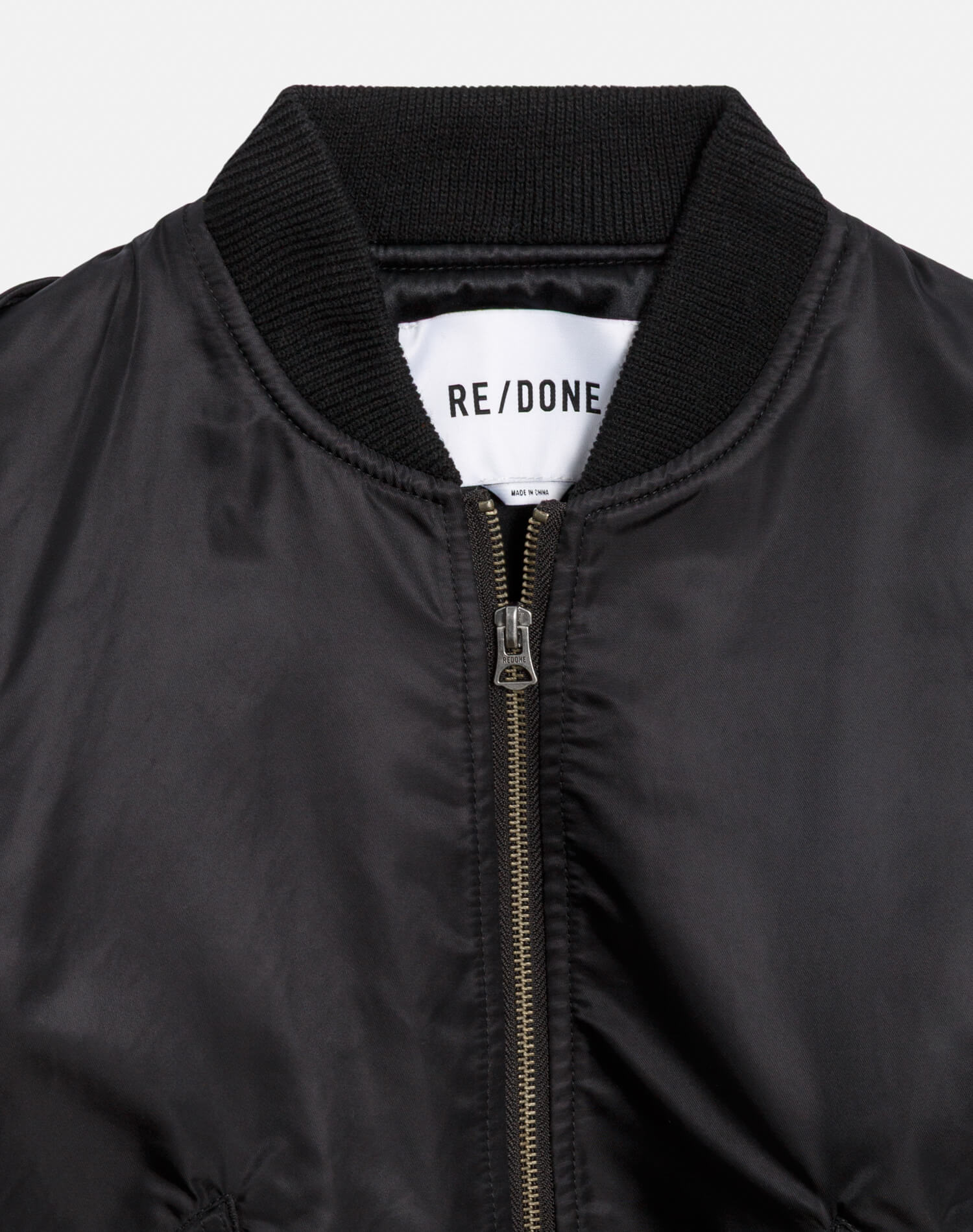 Classic Bomber Jacket - Black
