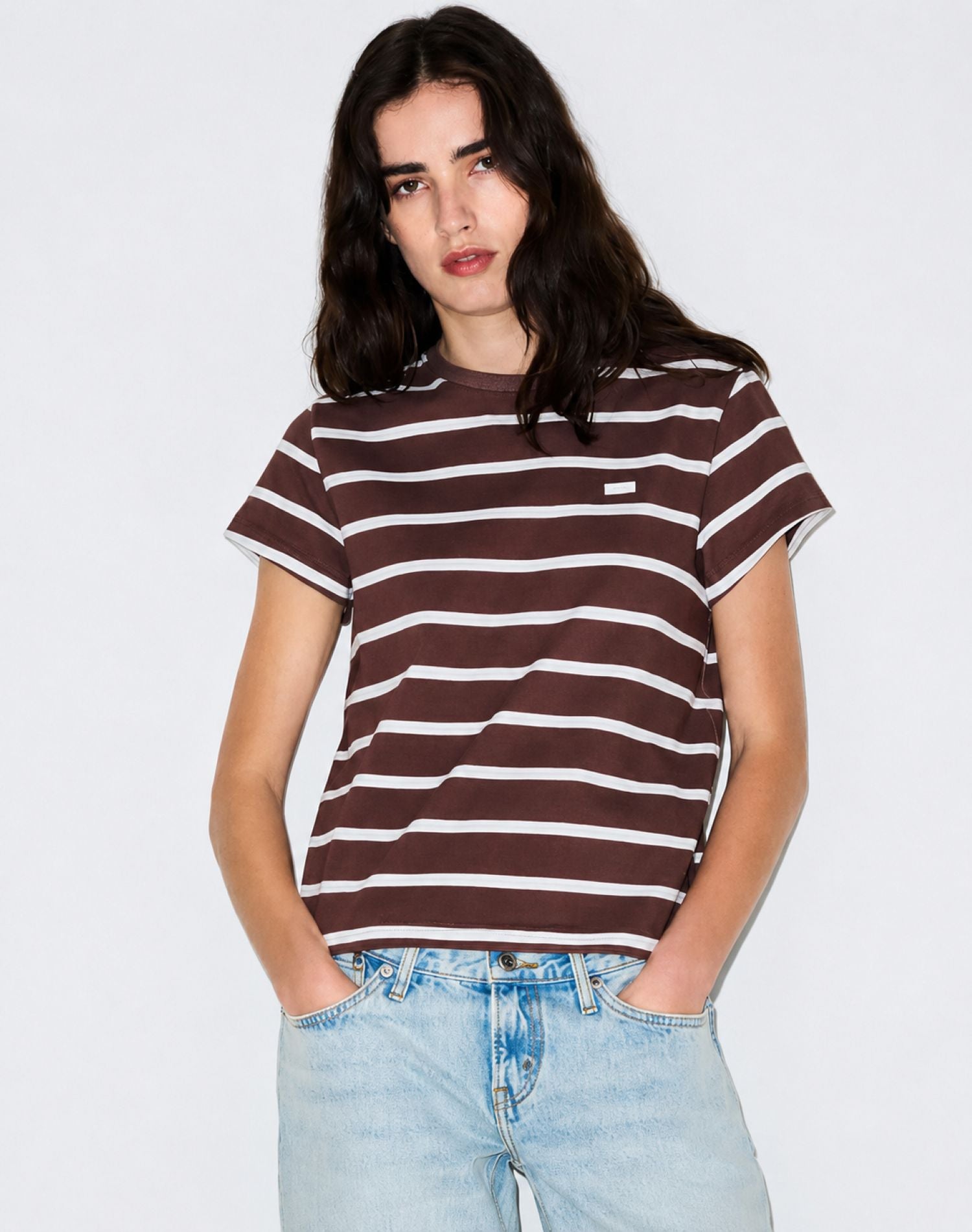 Classic Tee - Coffee Bean Stripe