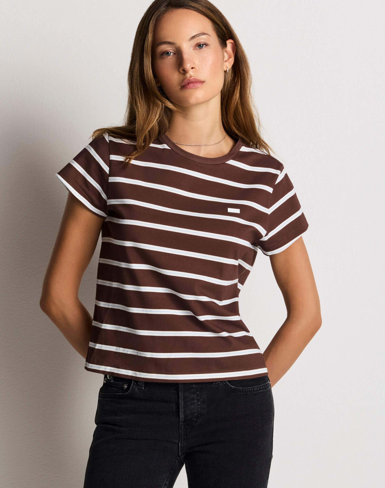 Classic Tee - Coffee Bean Stripe