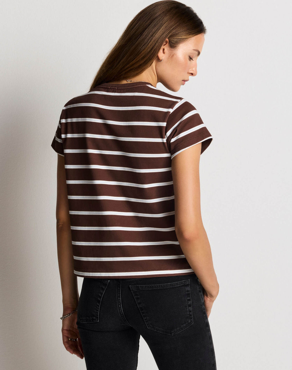 Classic Tee - Coffee Bean Stripe