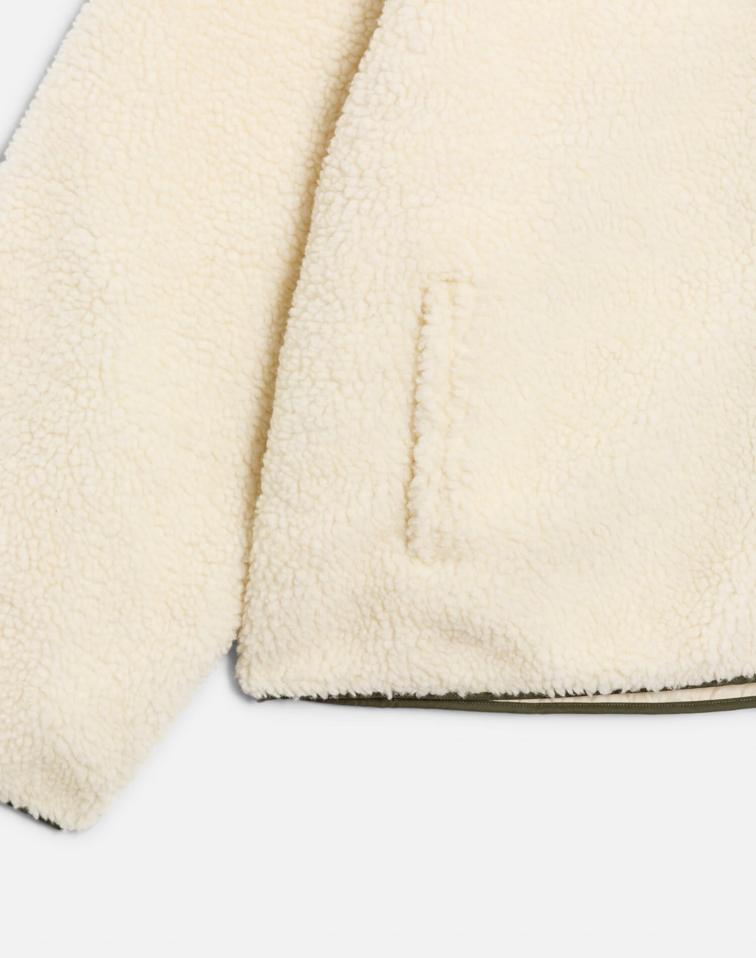 RE/DONE | Cocoon Liner Jacket in Vintage White