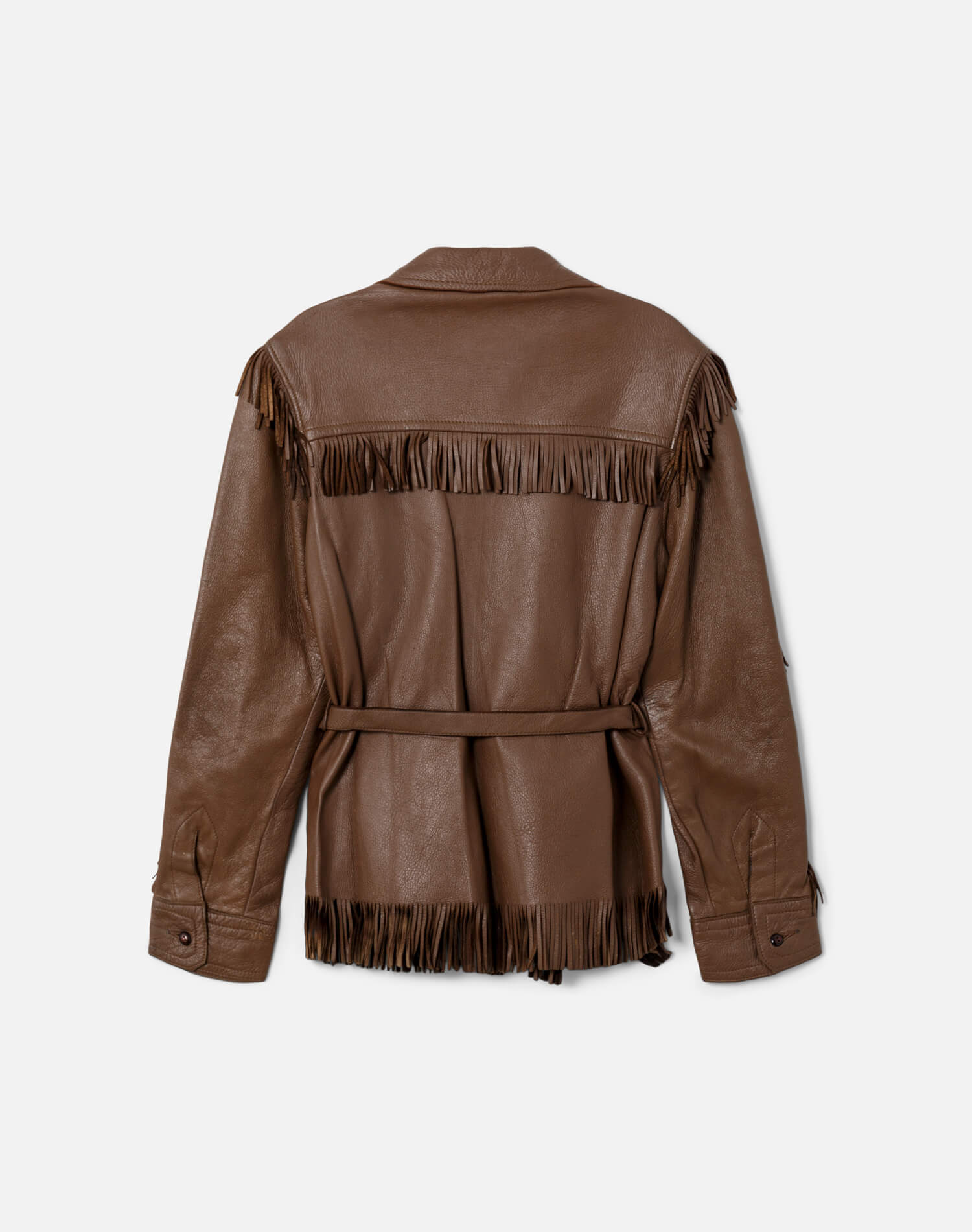 60s Fringe Leather Jacket