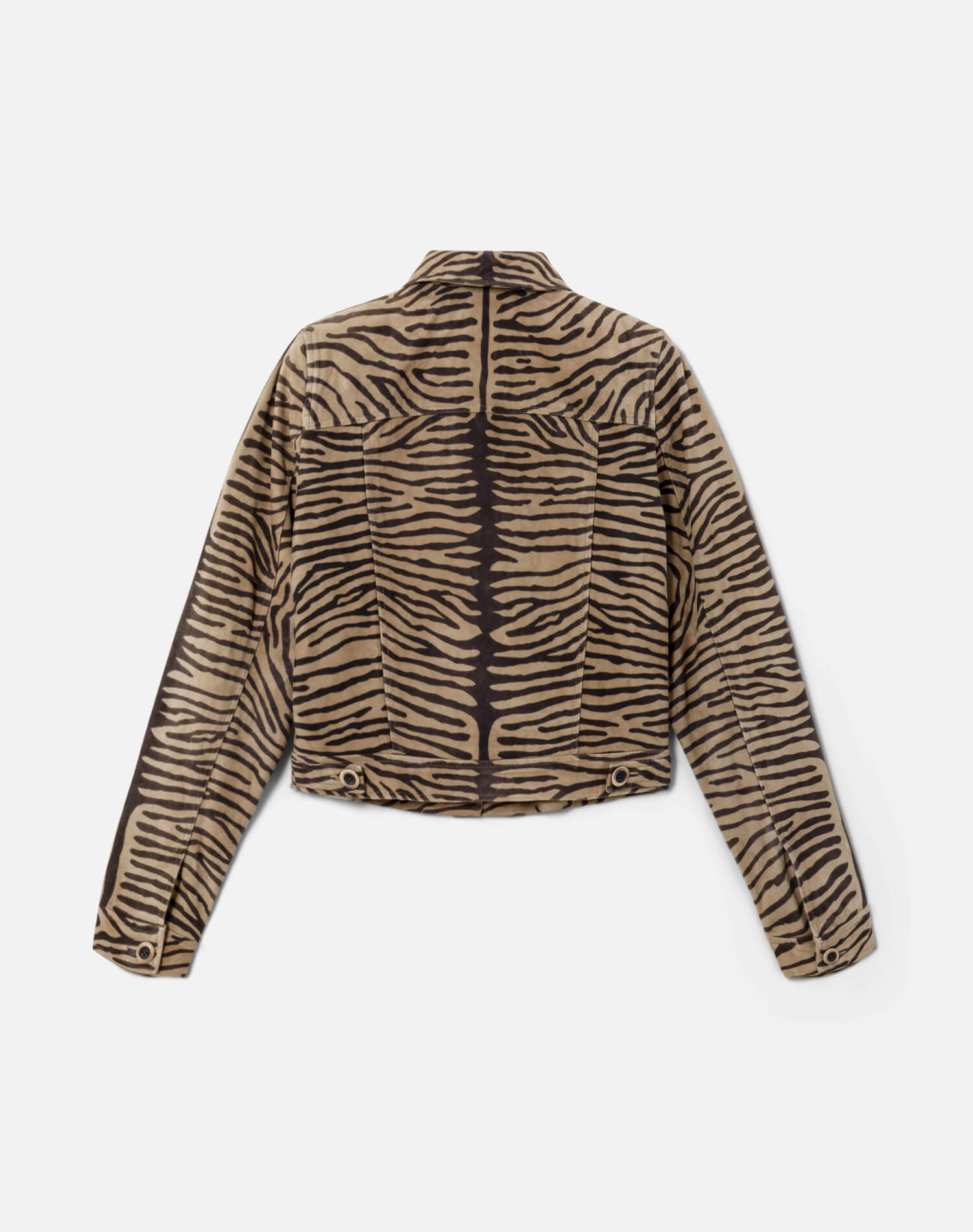 80s Suede Tiger Print Jacket