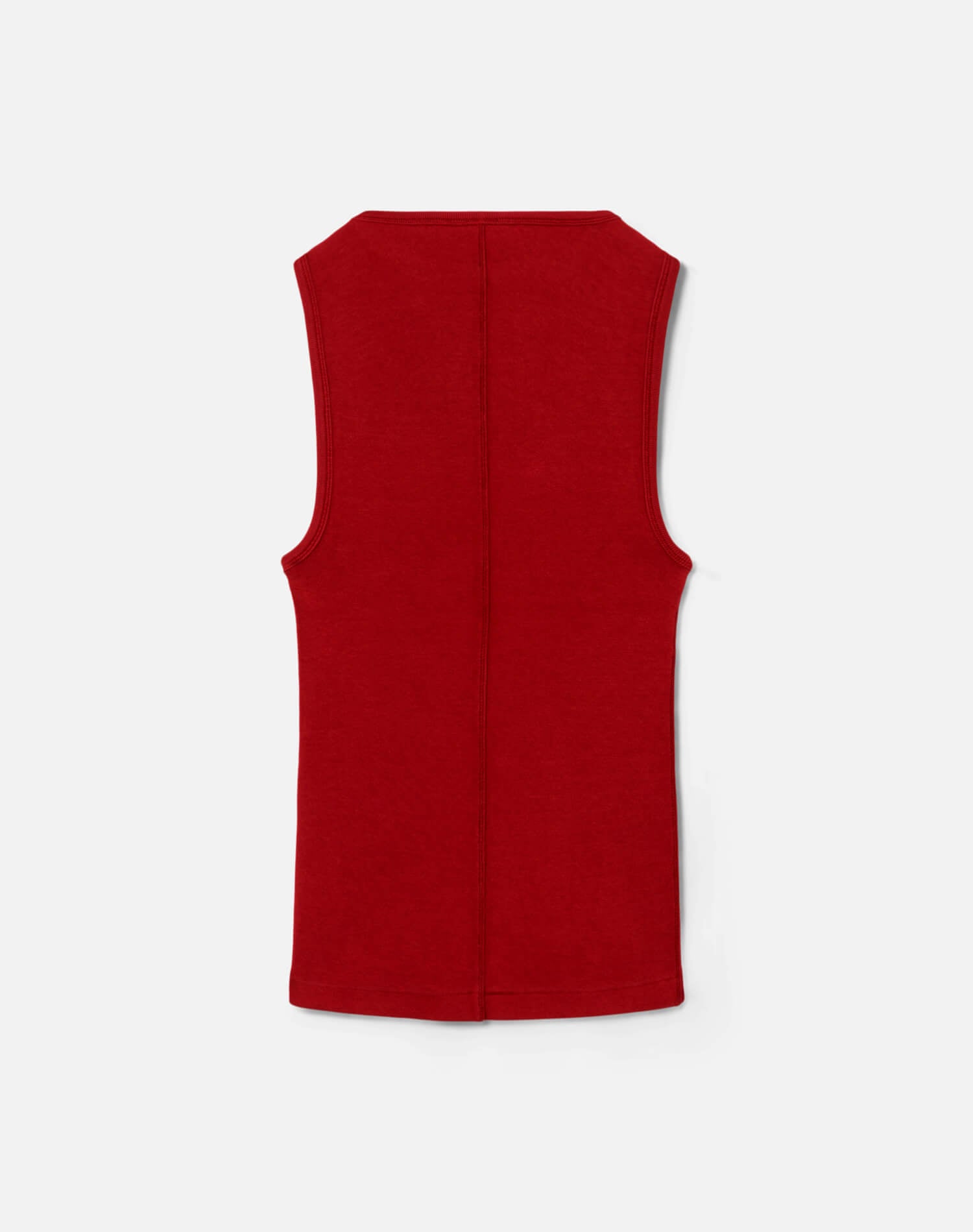 Hanes High Neck Tank - Rosso
