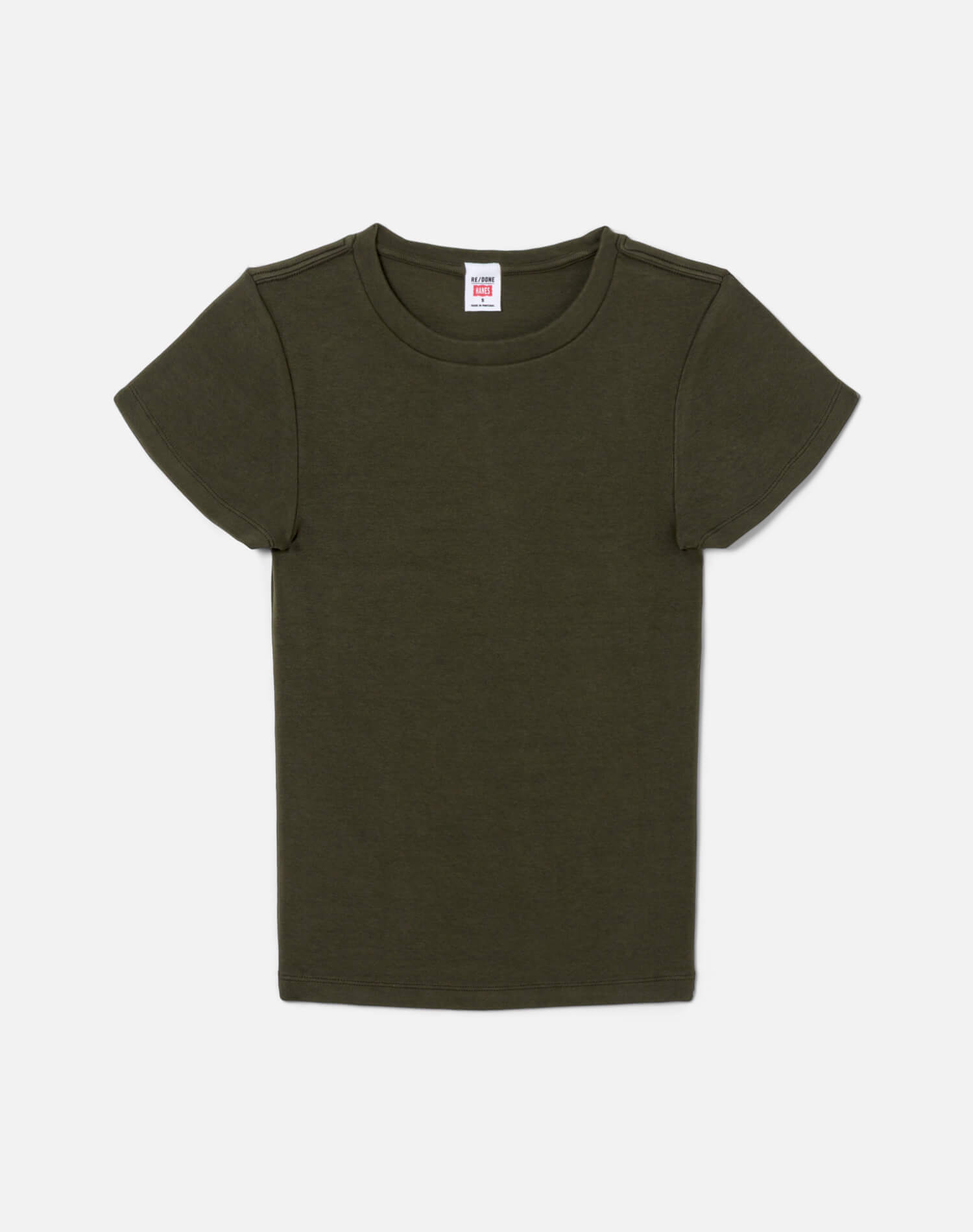 Hanes 60s Slim Tee - Olive Branch