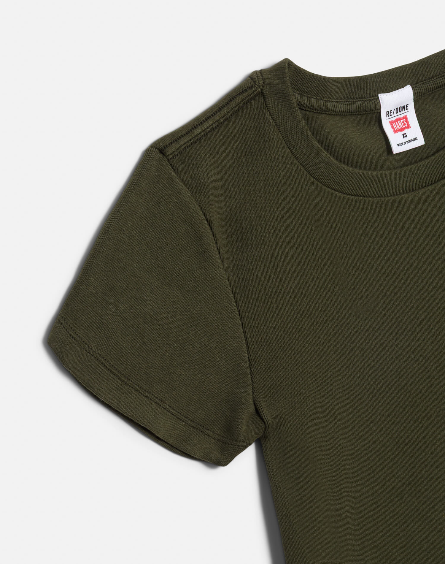 Hanes 60s Slim Tee - Olive Branch