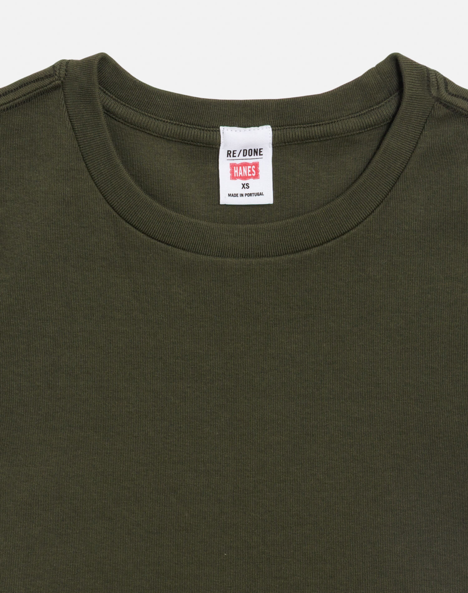 Hanes 60s Slim Tee - Olive Branch