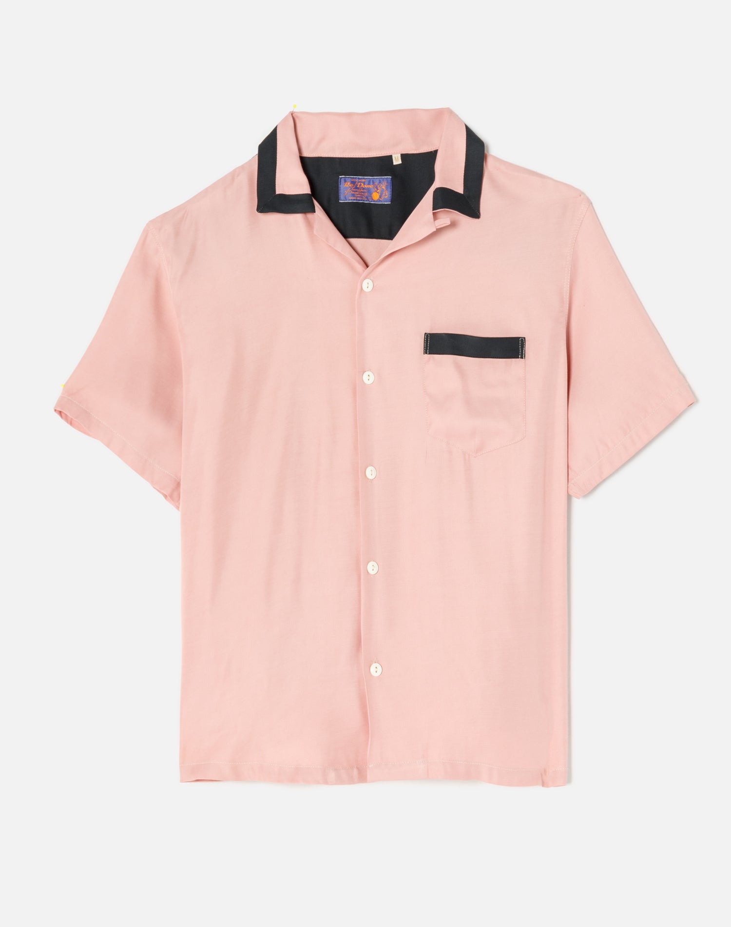 Striker Bowling Shirt - Pink/Black