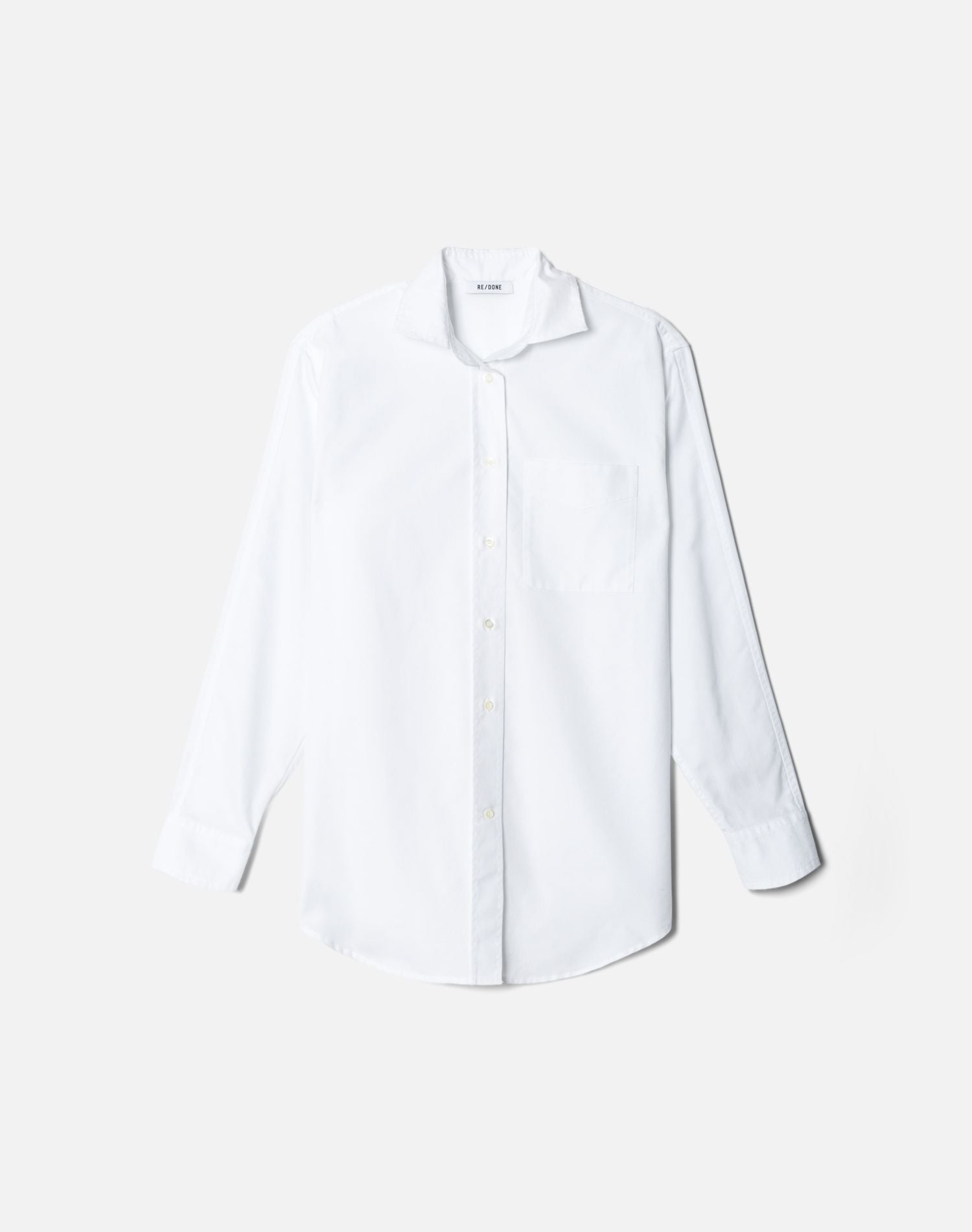 Oversized Button Up - White