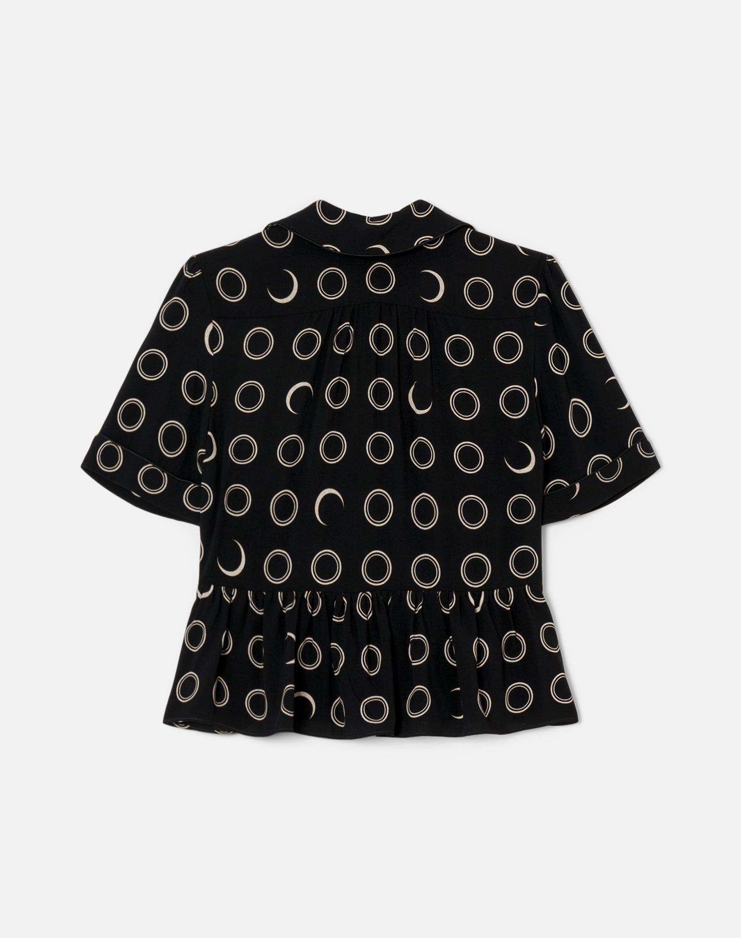 Micro Bowling Shirt - Black/Cream