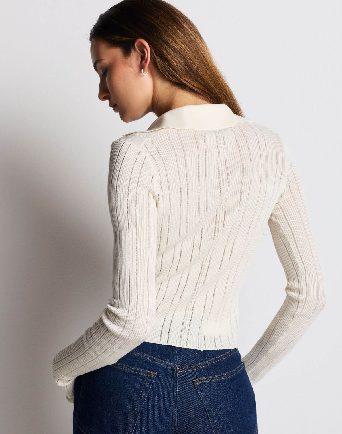 Jaxson Knit Polo - Ivory