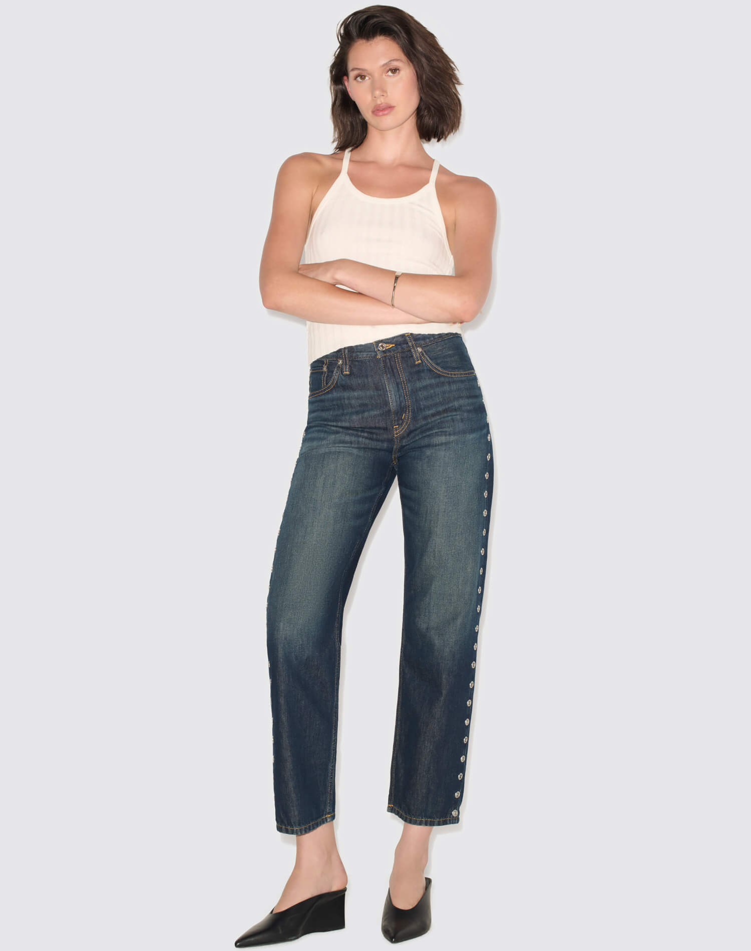 Andie Tank - Vintage White