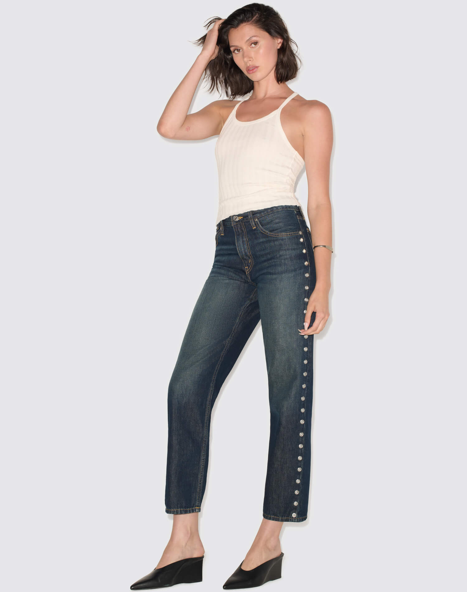 Andie Tank - Vintage White