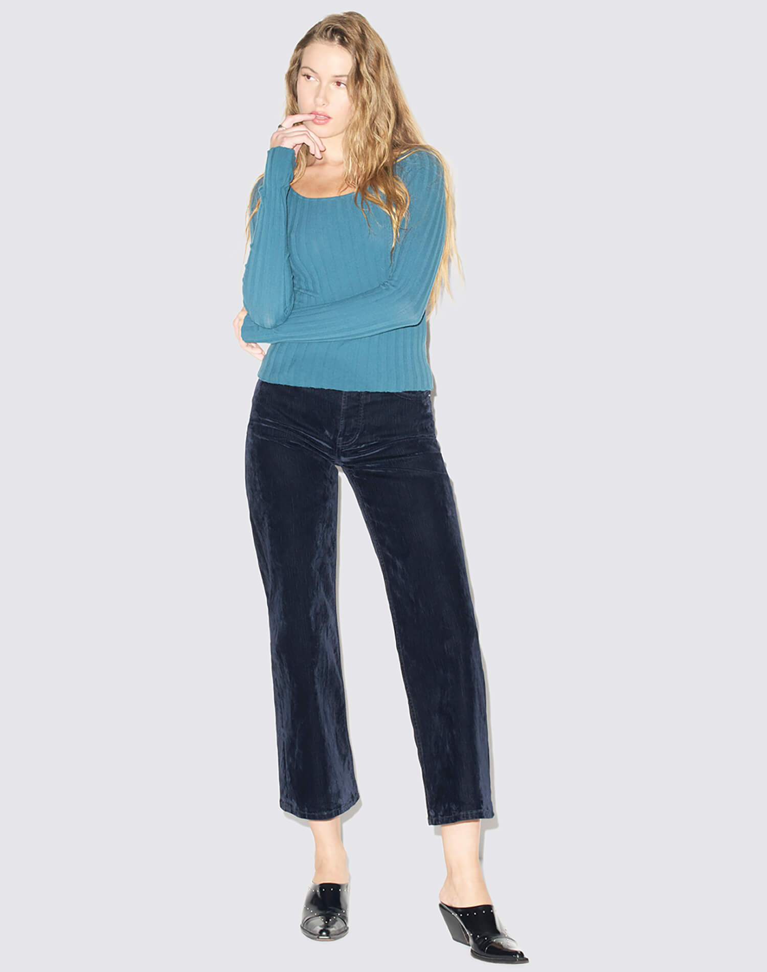 Scottie Long Sleeve - Teal