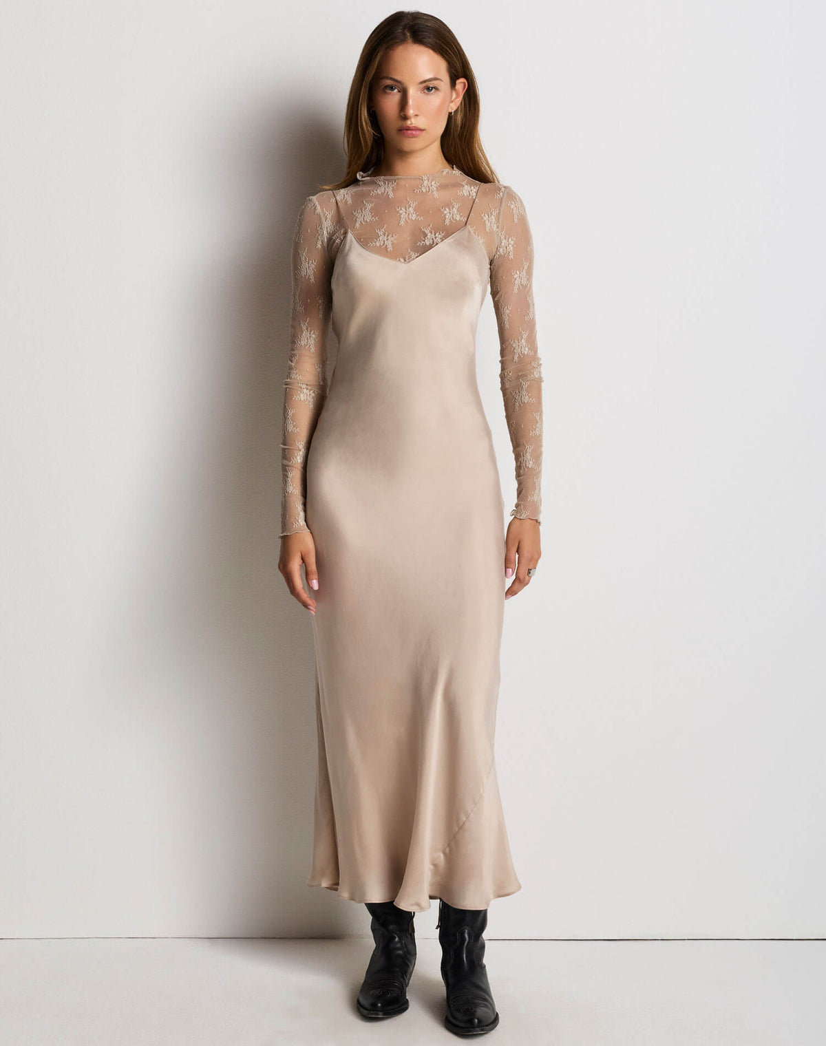 Claire Slip Dress - Smoke