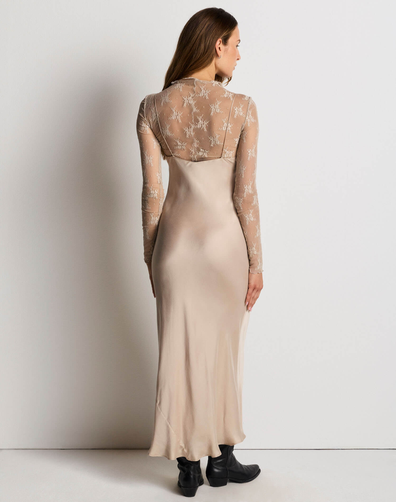 Claire Slip Dress - Smoke