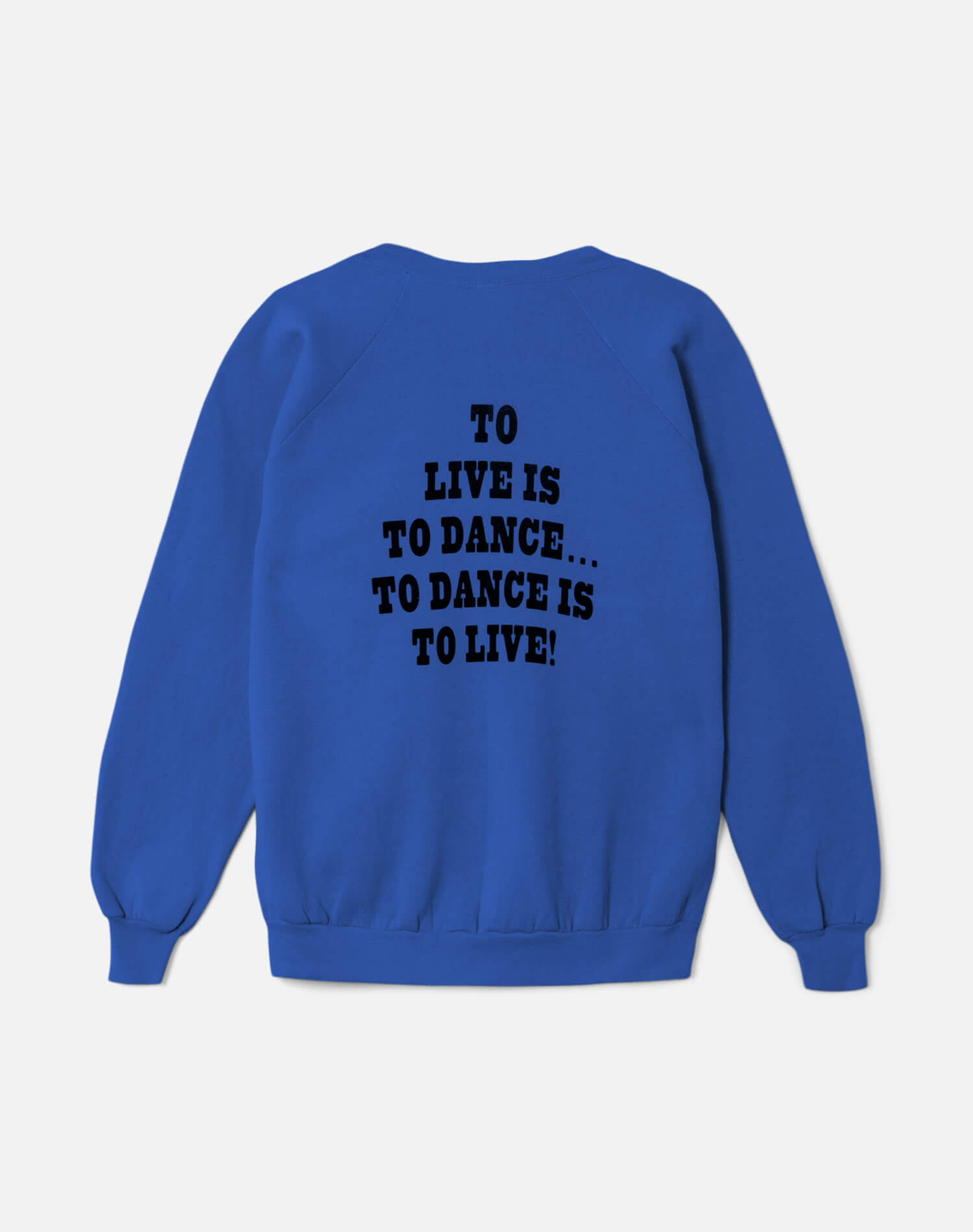 Upcycled "Snoopy Dancing" Sweatshirt in Blue - 11229722