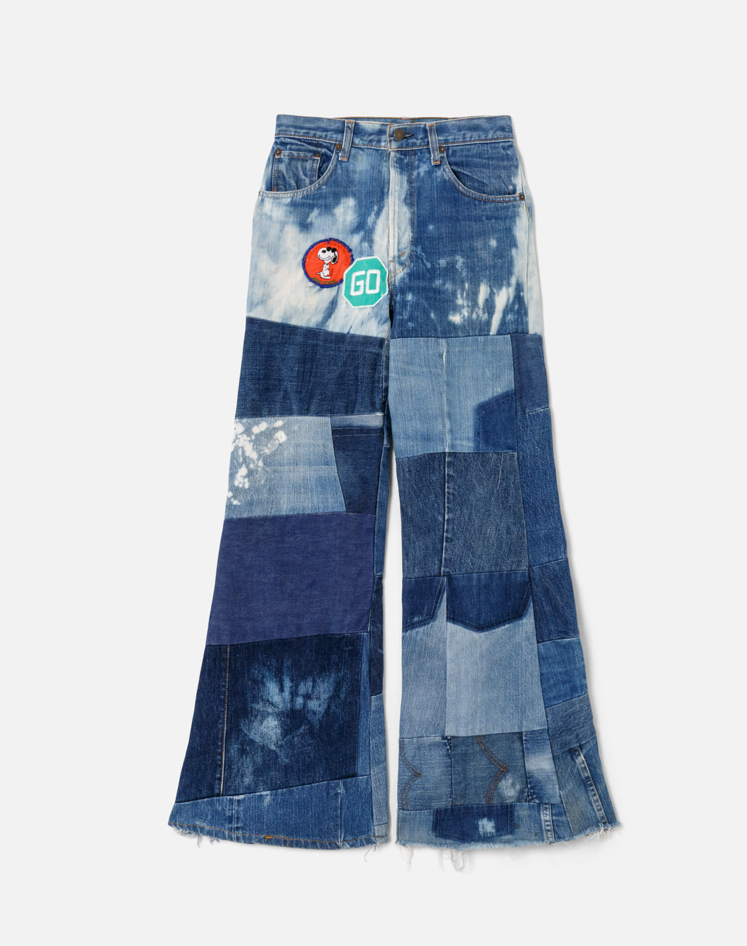 70s Patchwork Levi's Flares -#43